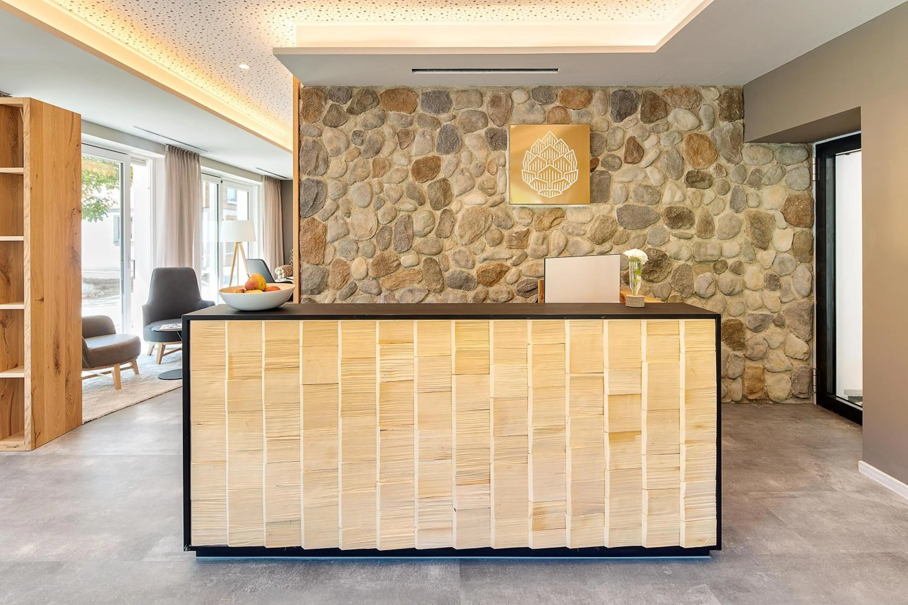 Lobby or reception in Hotel Kühberg