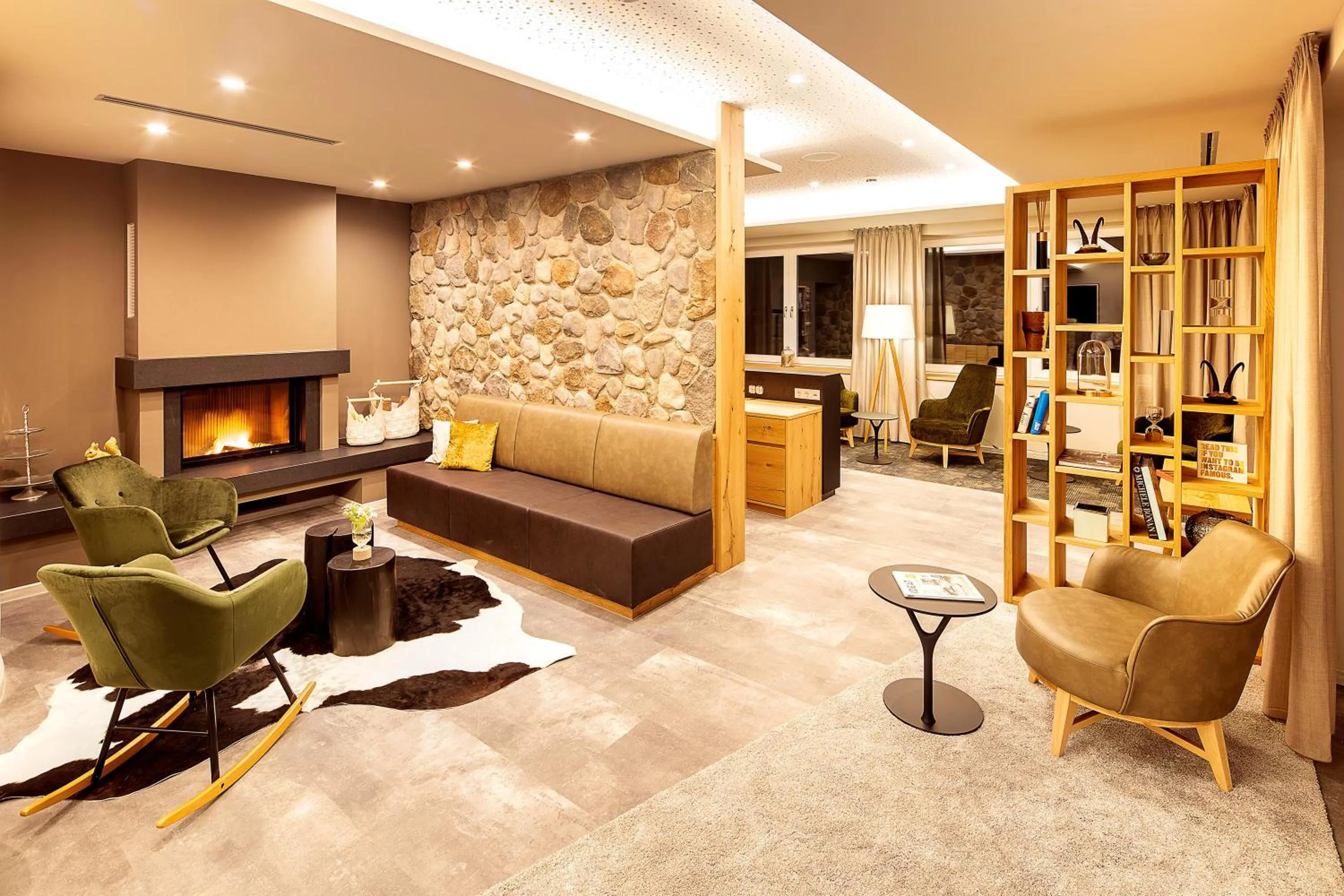 Lobby or reception in Hotel Kühberg