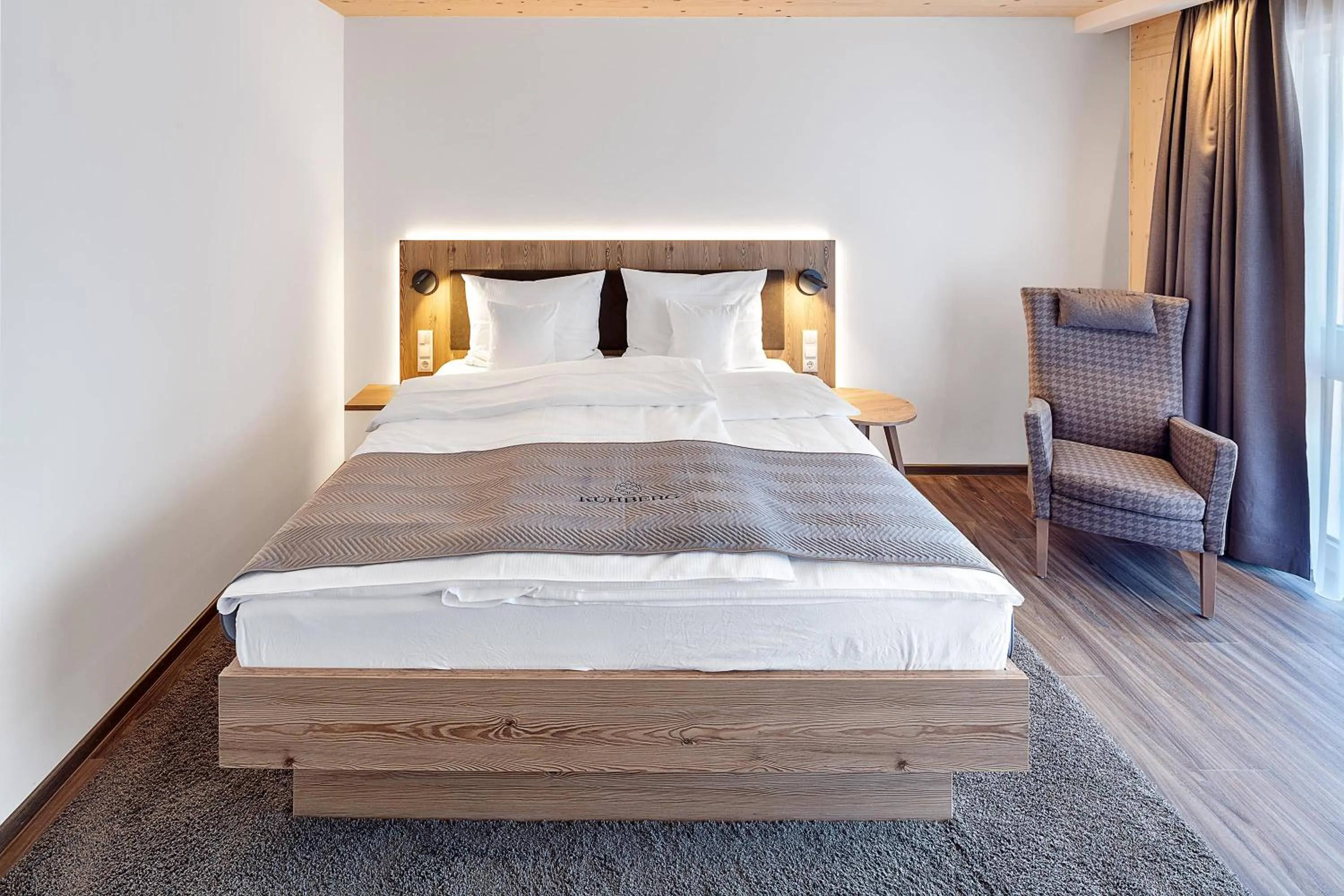 Bed in Hotel Kühberg