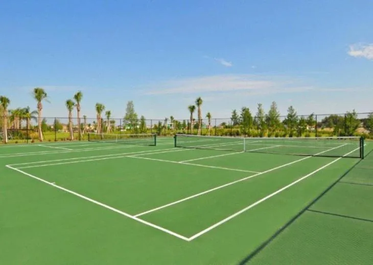 Tennis court in Solterra Resort 11 Bed 9 baths