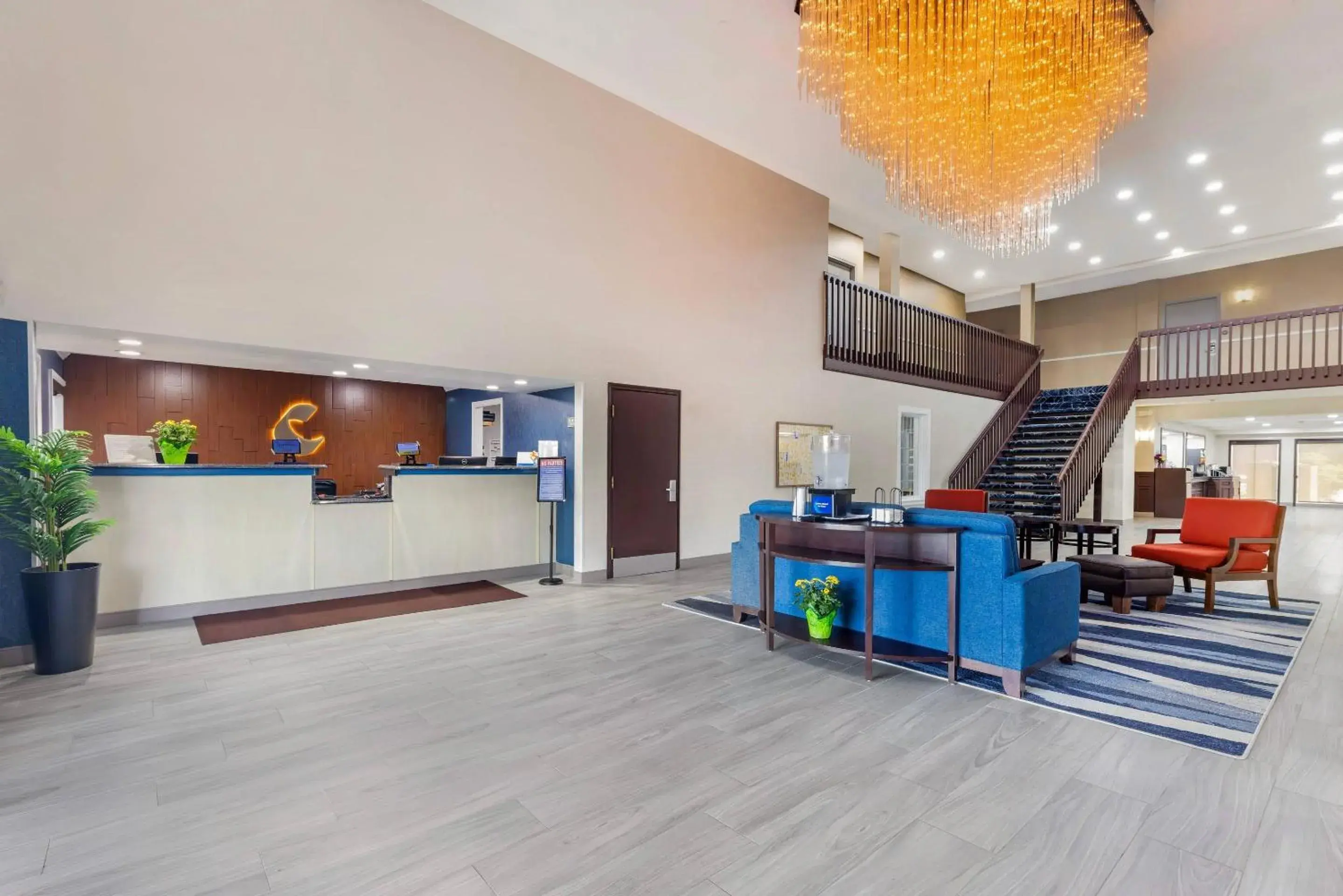 Lobby or reception in Comfort Inn Bourbonnais near I-57 Lobby or reception in Comfort Inn Bourbonnais near I-57