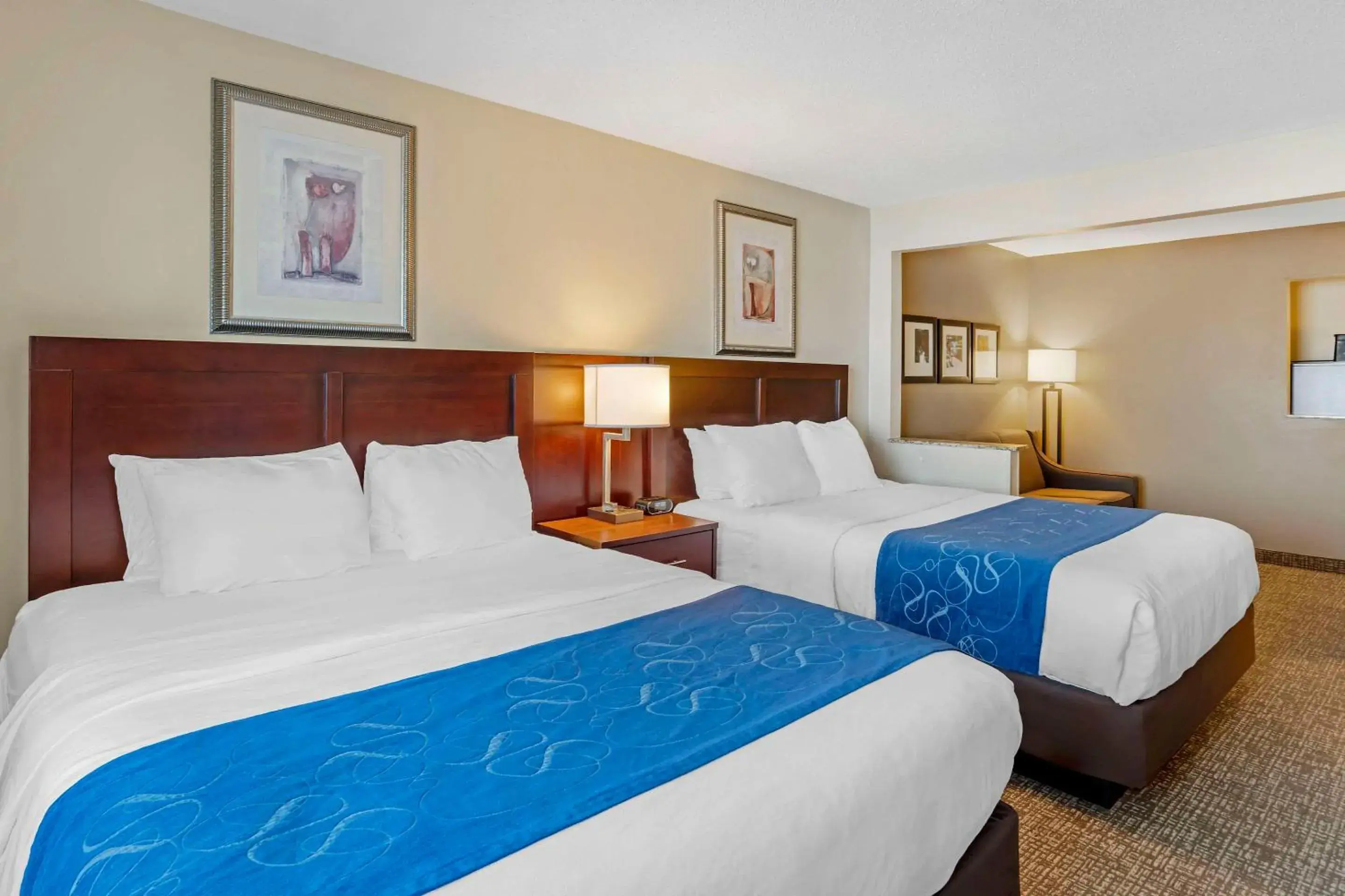 Bedroom, Bed in Comfort Suites Normal University area Bedroom, Bed in Comfort Suites Normal University area