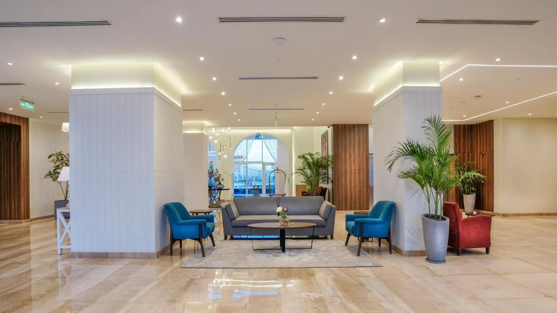 Lobby or reception in SeaVille Beach Hotel by Elite Hotels & Resorts