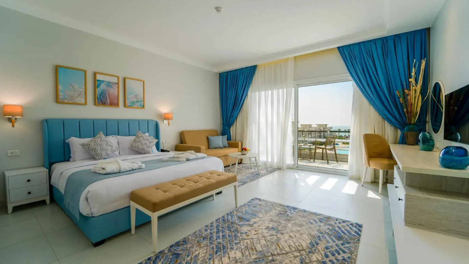 Deluxe Double or Twin Room with Sea View - single occupancy in SeaVille Beach Hotel by Elite Hotels & Resorts Deluxe Double or Twin Room with Sea View - single occupancy in SeaVille Beach Hotel by Elite Hotels & Resorts