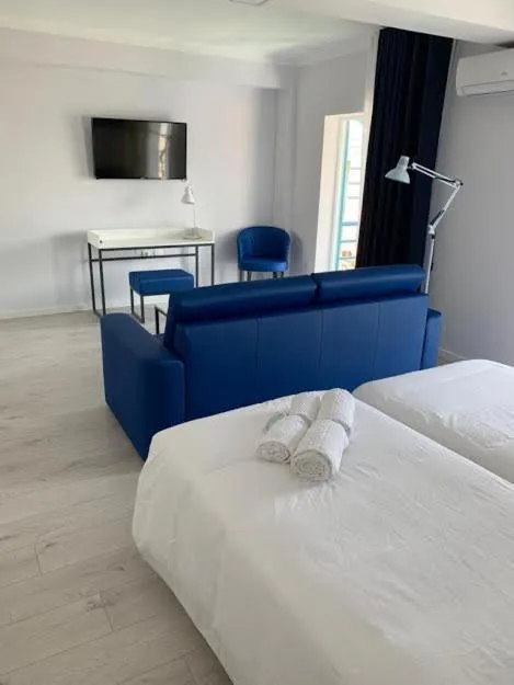 Bed in THE FOZ Beach Hotel