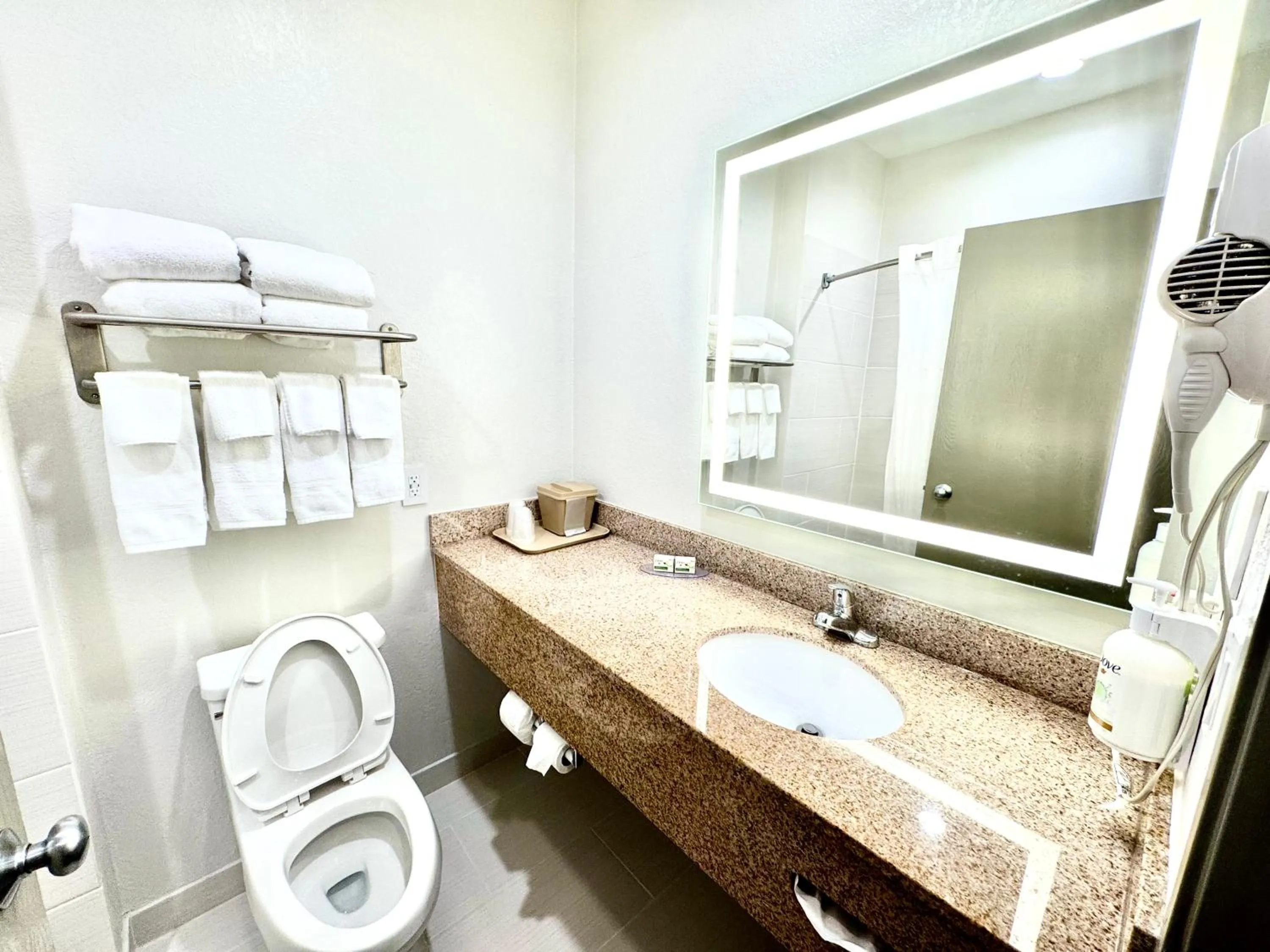 Bathroom in Baymont by Wyndham Richmond I-70