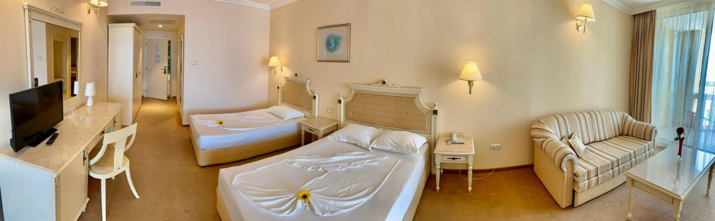 Photo of the whole room, Bed in Duni Marina Beach Hotel - All Inclusive