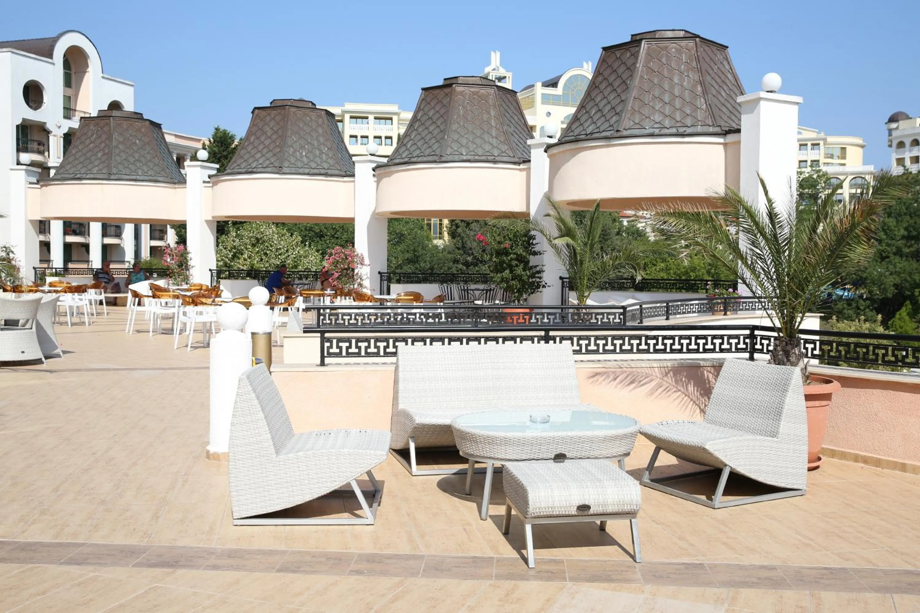 Balcony/Terrace in Duni Marina Beach Hotel - All Inclusive