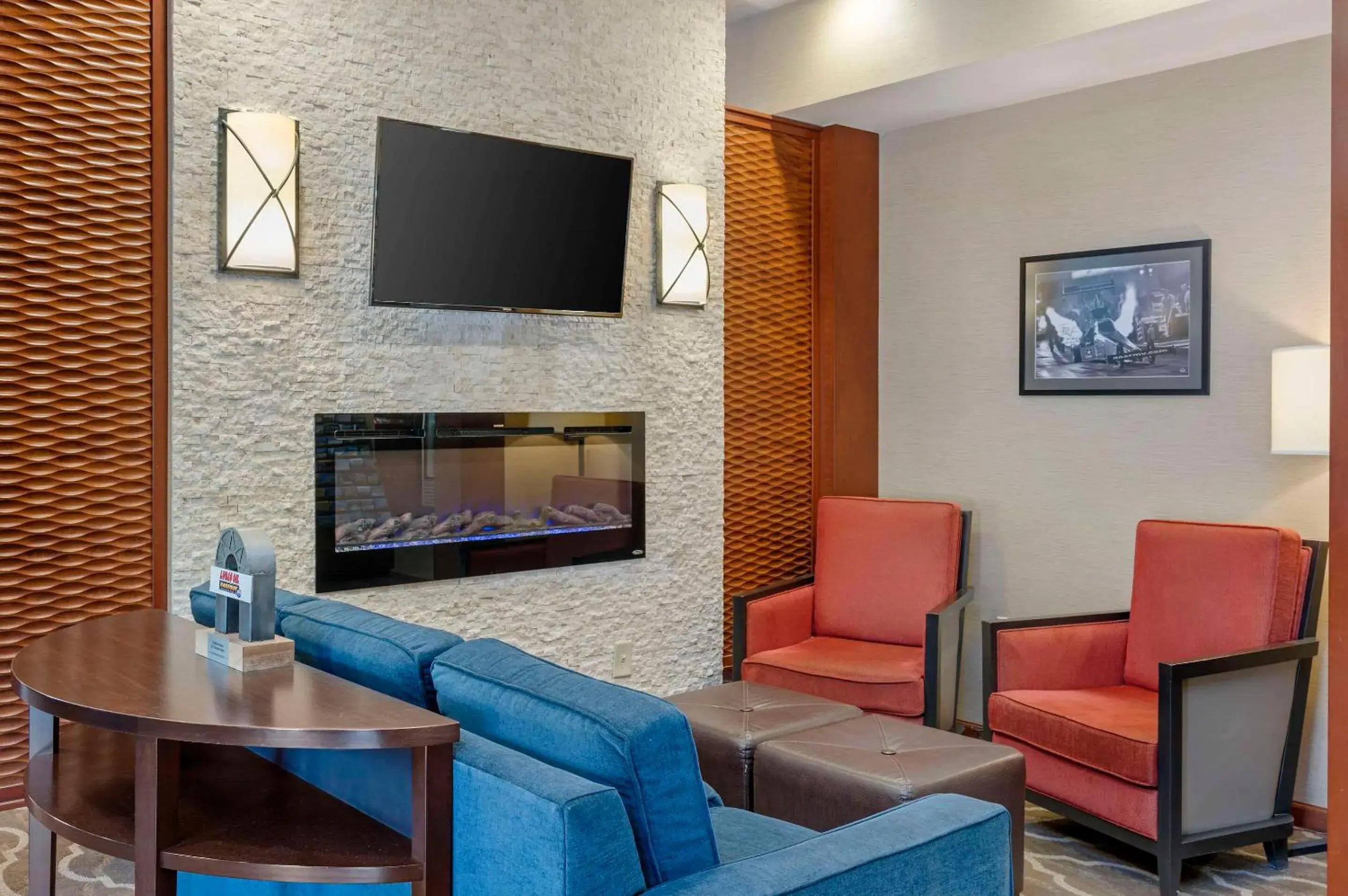 Lobby or reception in Comfort Suites West Indianapolis - Brownsburg Lobby or reception in Comfort Suites West Indianapolis - Brownsburg
