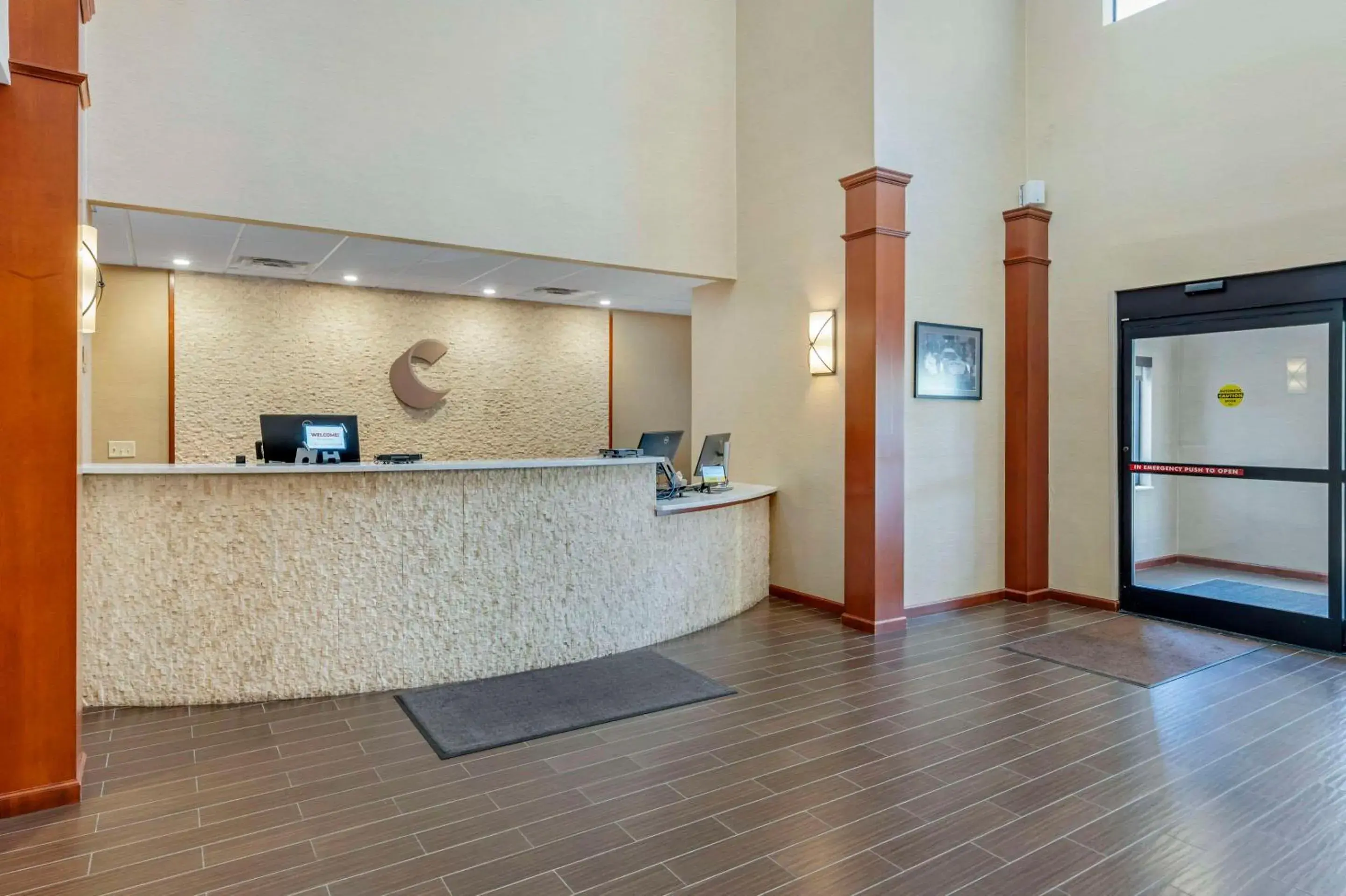 Lobby or reception in Comfort Suites West Indianapolis - Brownsburg Lobby or reception in Comfort Suites West Indianapolis - Brownsburg