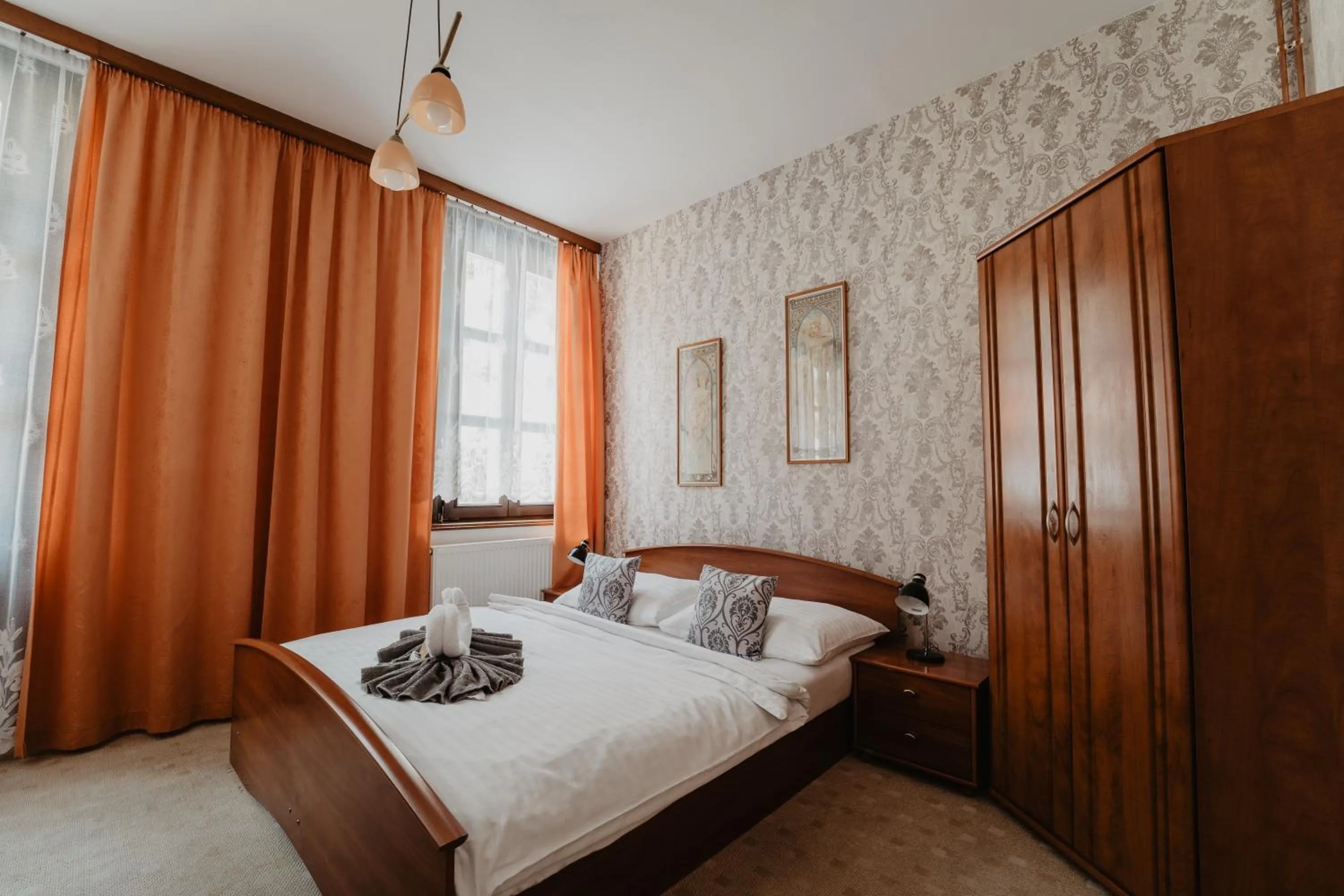 Bed in Hotel U Lípy
