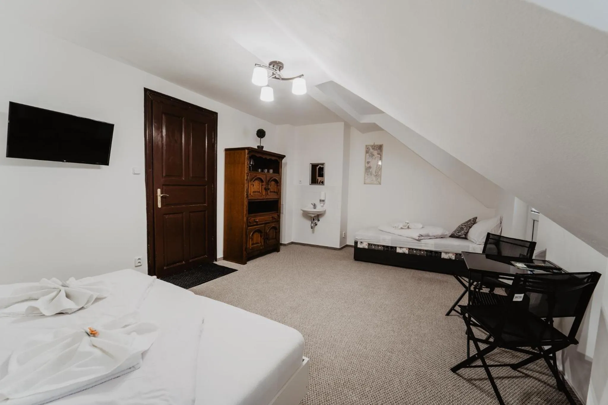 Bed in Hotel U Lípy