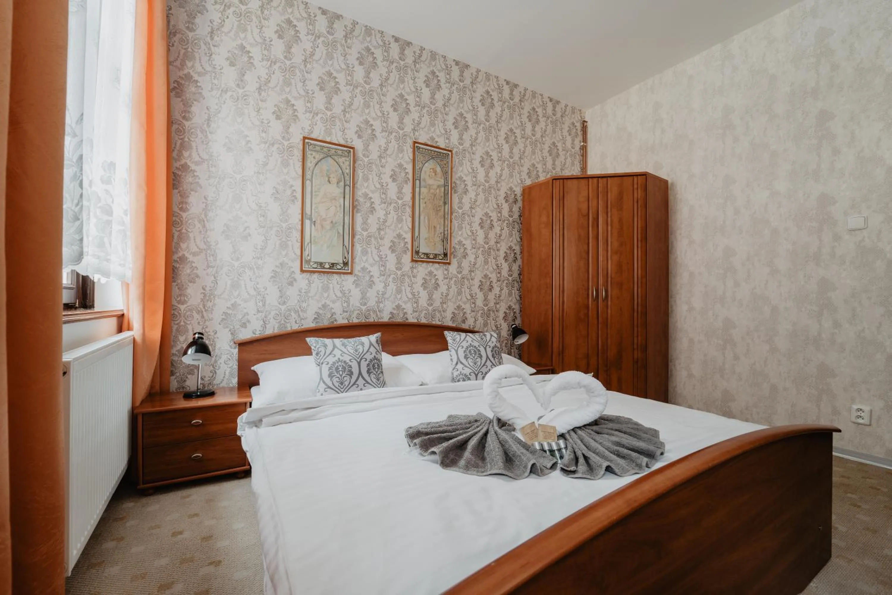 Bed in Hotel U Lípy
