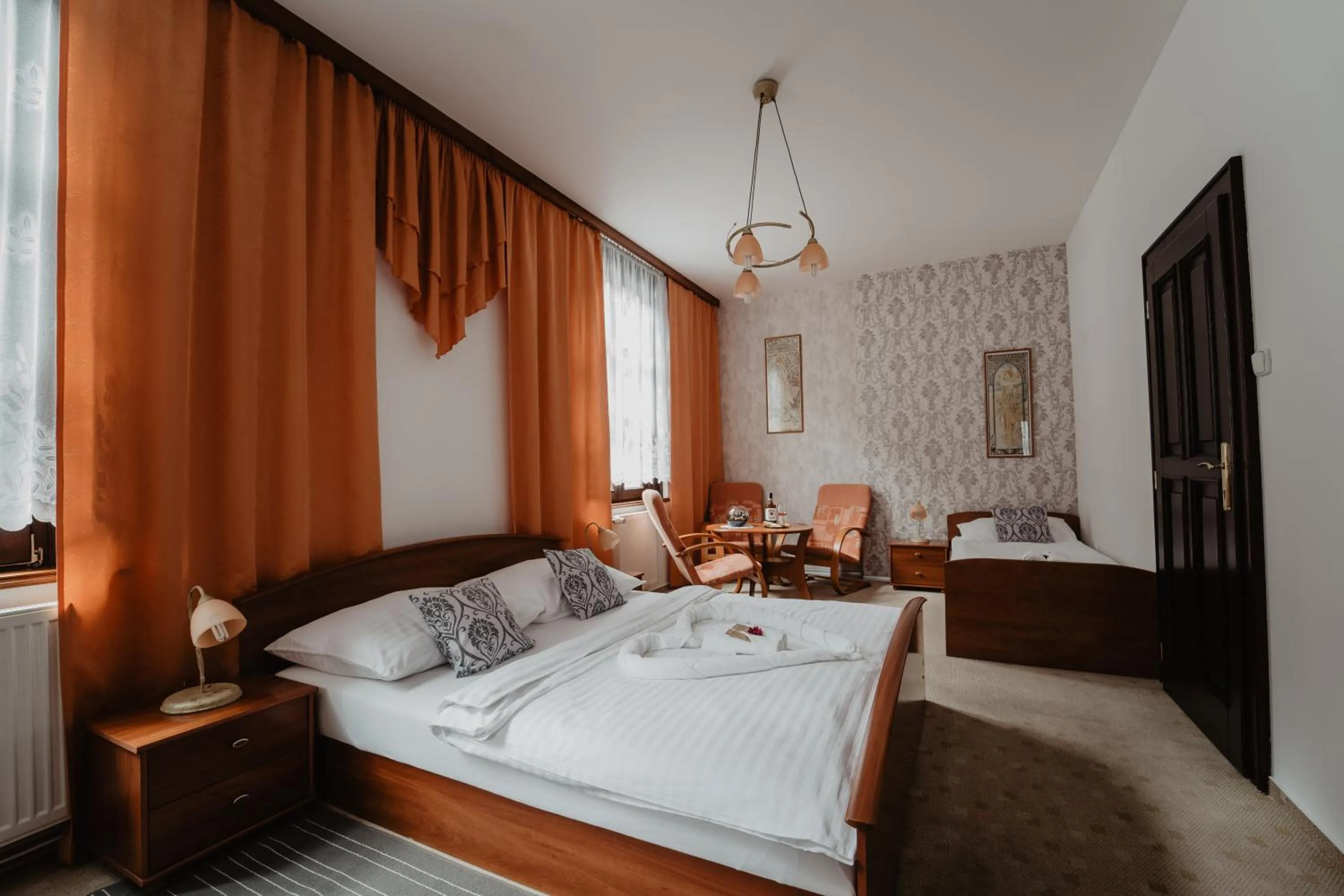 Bed in Hotel U Lípy