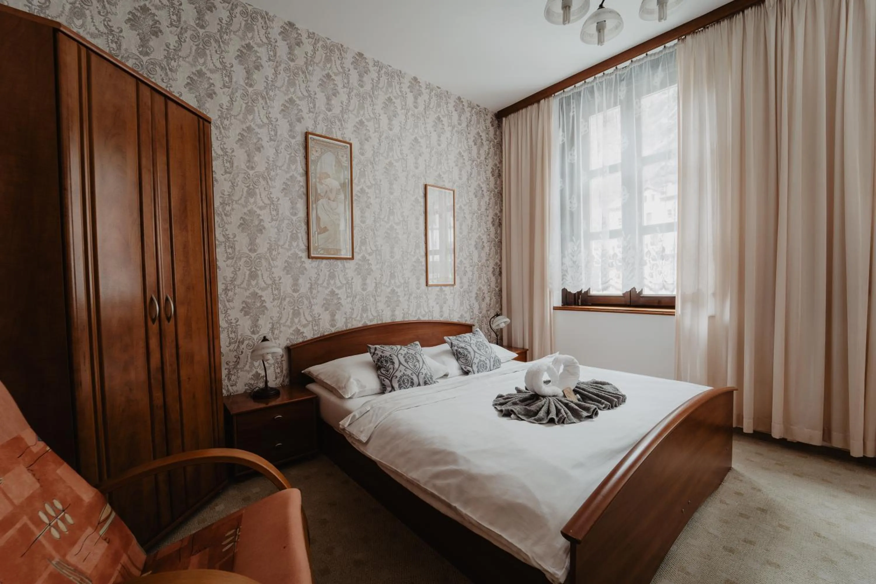 Bed in Hotel U Lípy