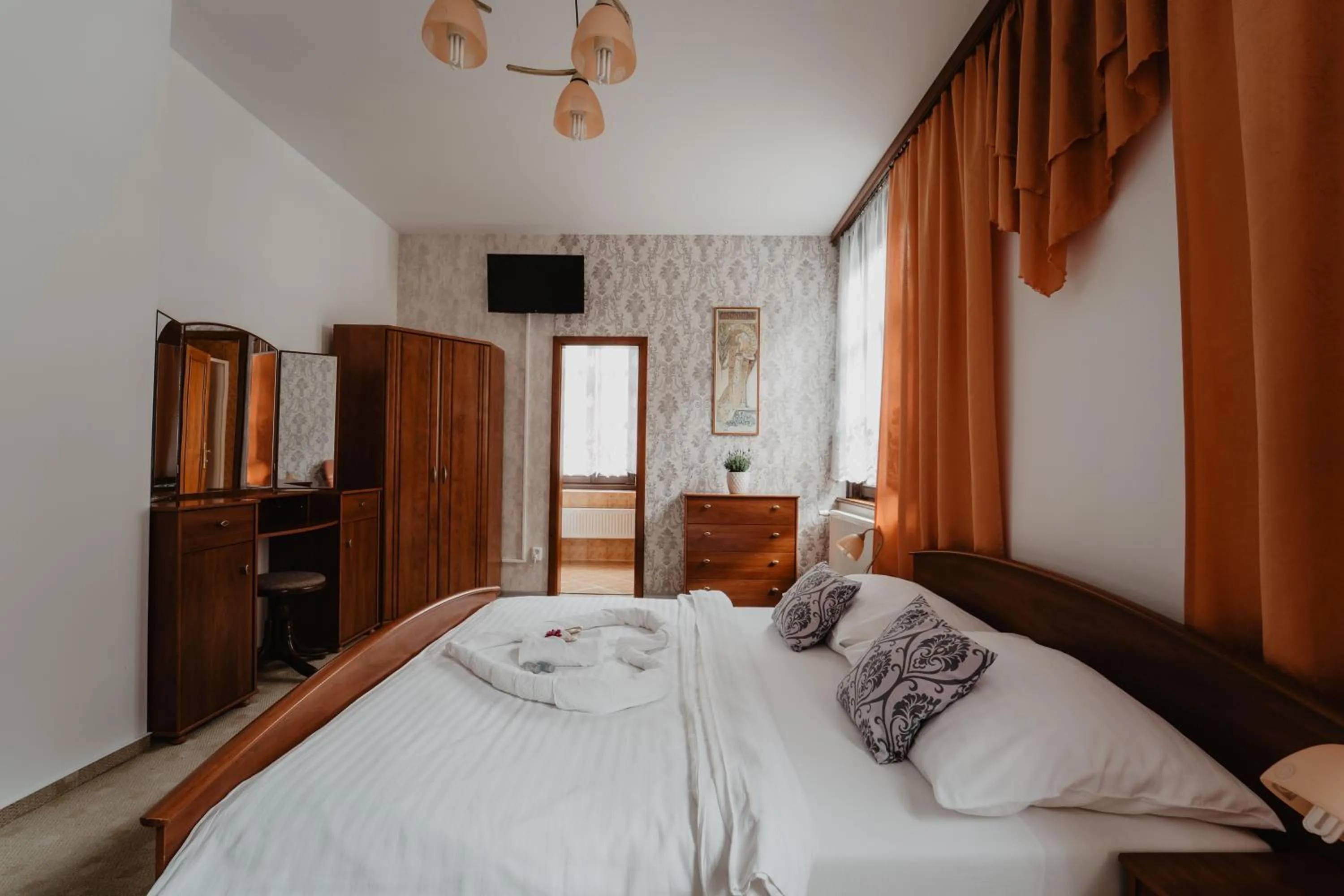 Bed in Hotel U Lípy