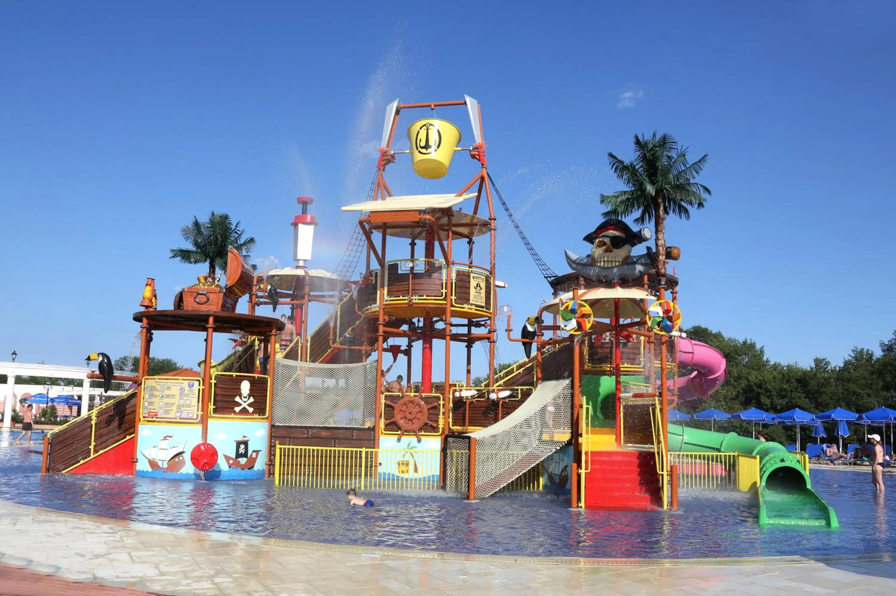 Aqua park in Duni Holiday Village - All Inclusive