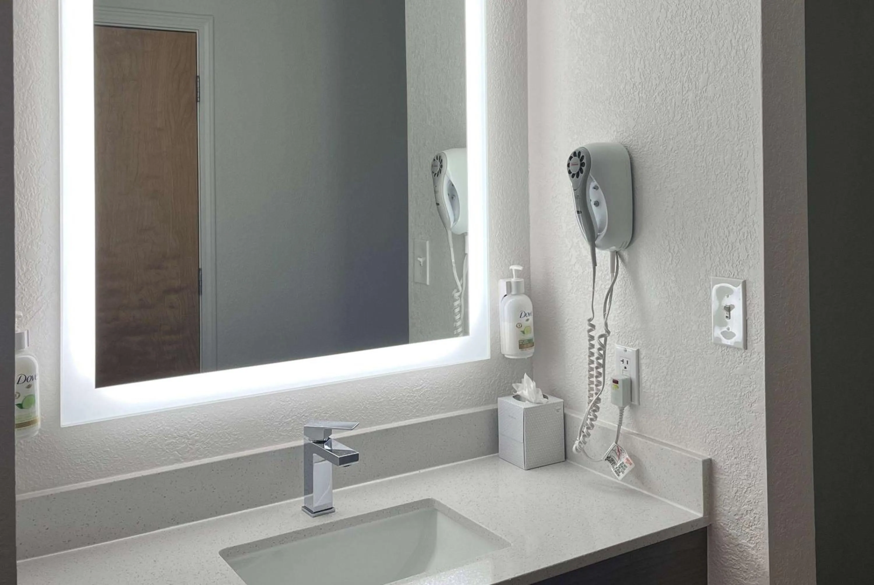 Bathroom in Baymont by Wyndham Indianapolis Northeast