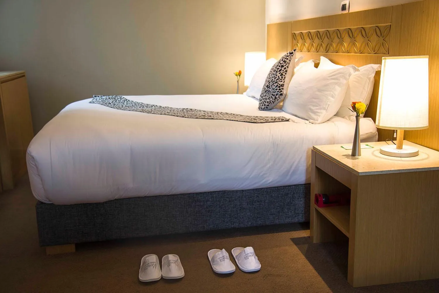 Bed in Vamos Addis Hotel