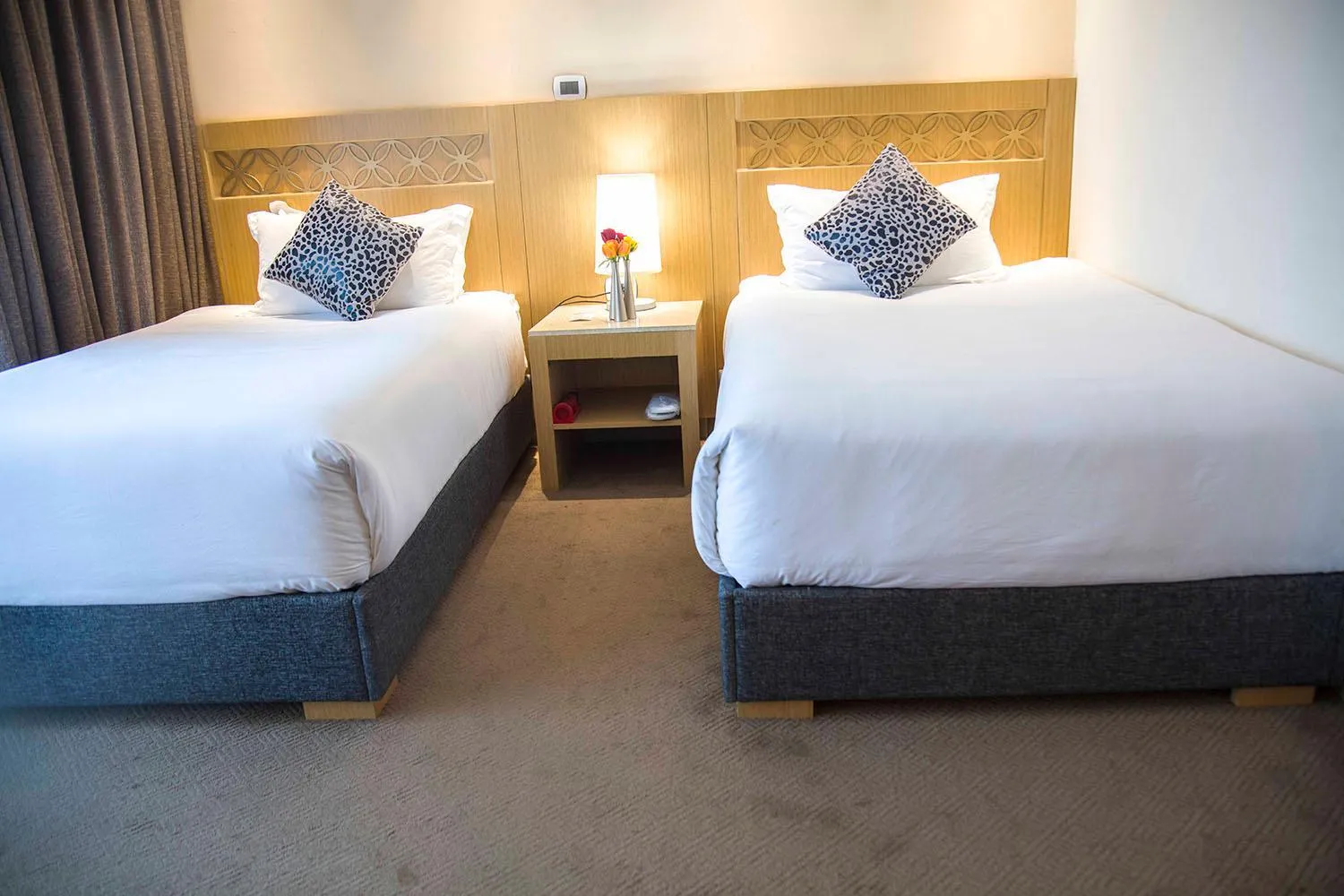 Bed in Vamos Addis Hotel