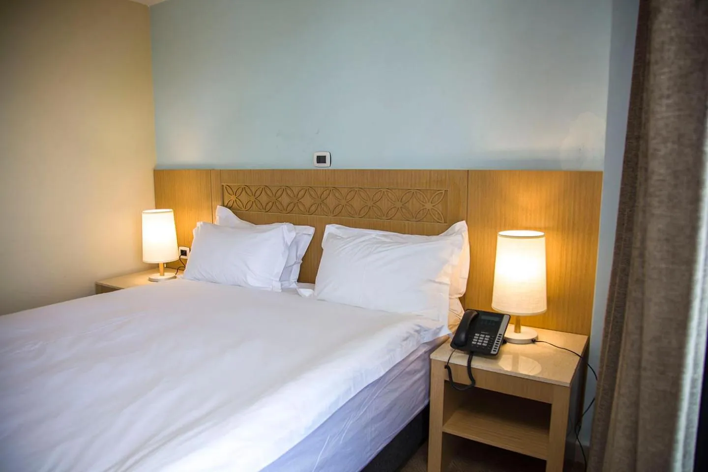 Bed in Vamos Addis Hotel