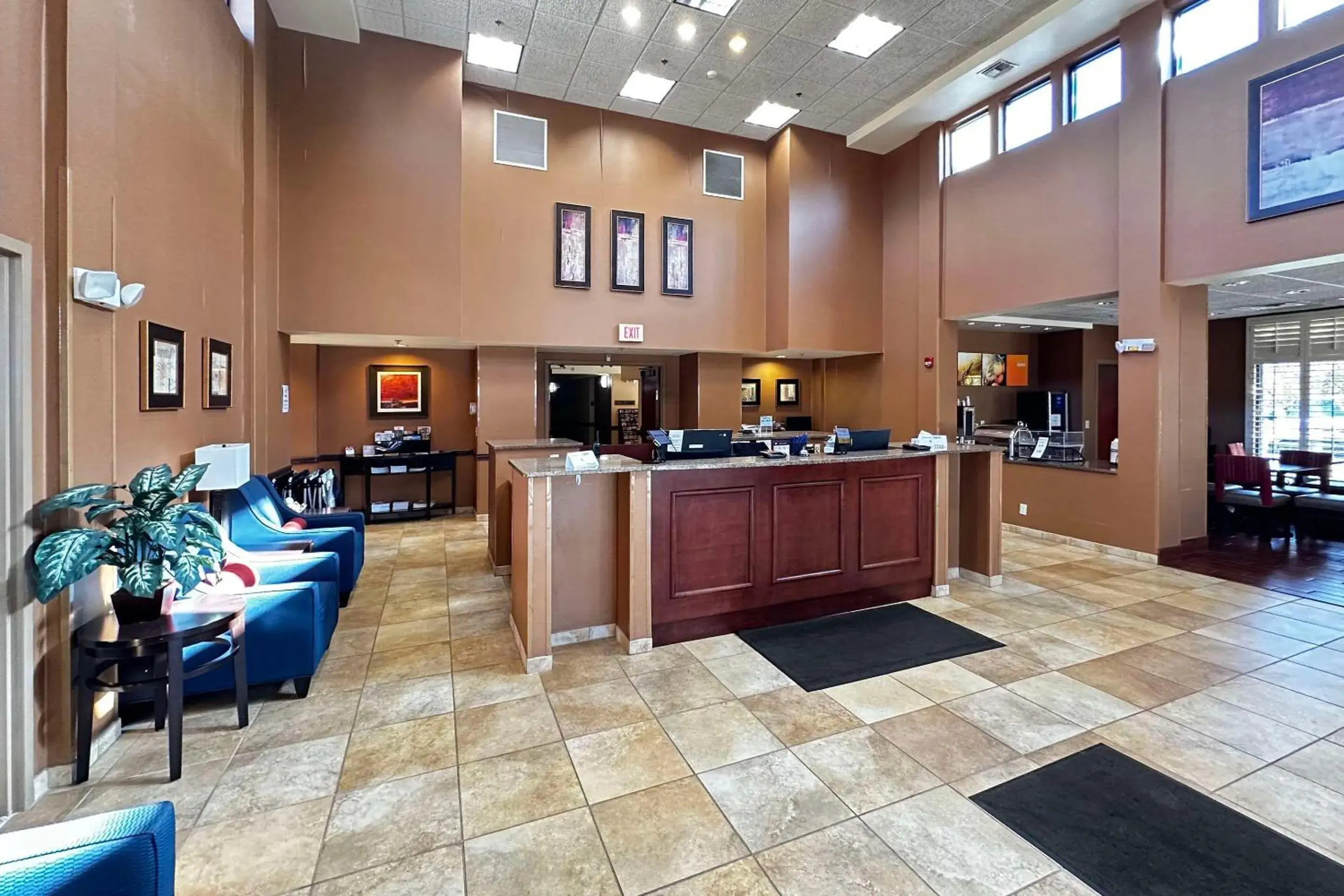 Lobby or reception in Comfort Inn Bloomington near University Lobby or reception in Comfort Inn Bloomington near University