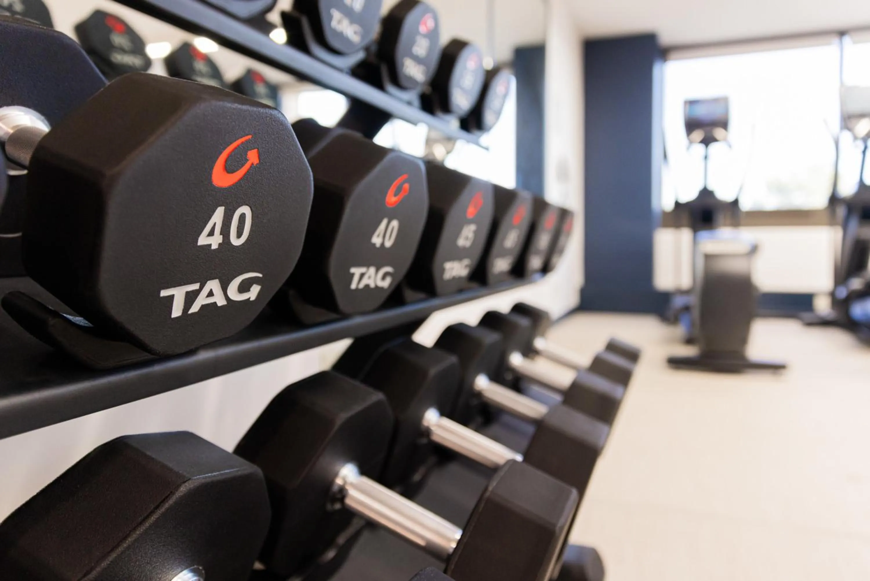 Fitness centre/facilities in Hotel Fera Anaheim, a DoubleTree by Hilton Hotel