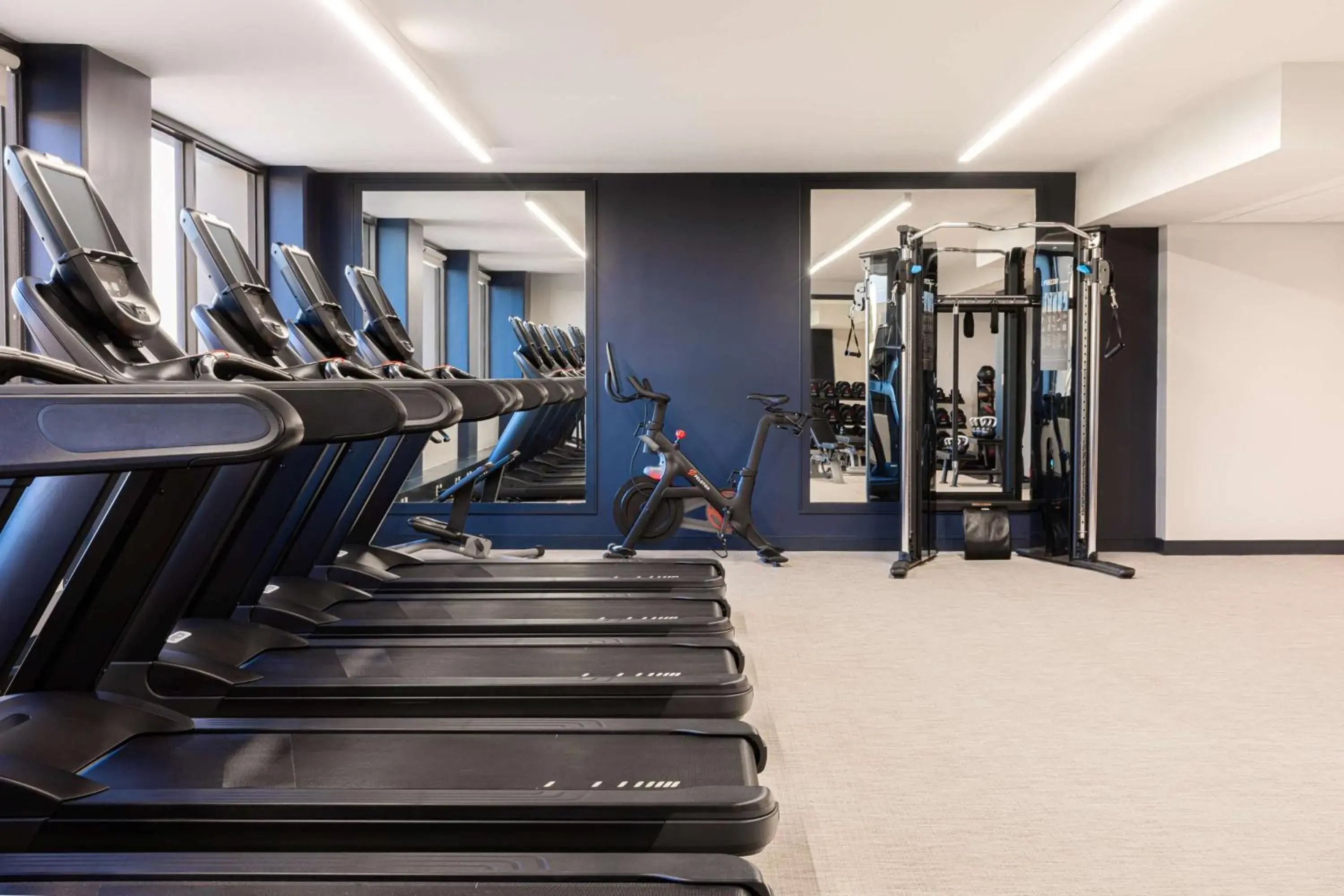 Fitness centre/facilities in Hotel Fera Anaheim, a DoubleTree by Hilton Hotel Fitness centre/facilities in Hotel Fera Anaheim, a DoubleTree by Hilton Hotel