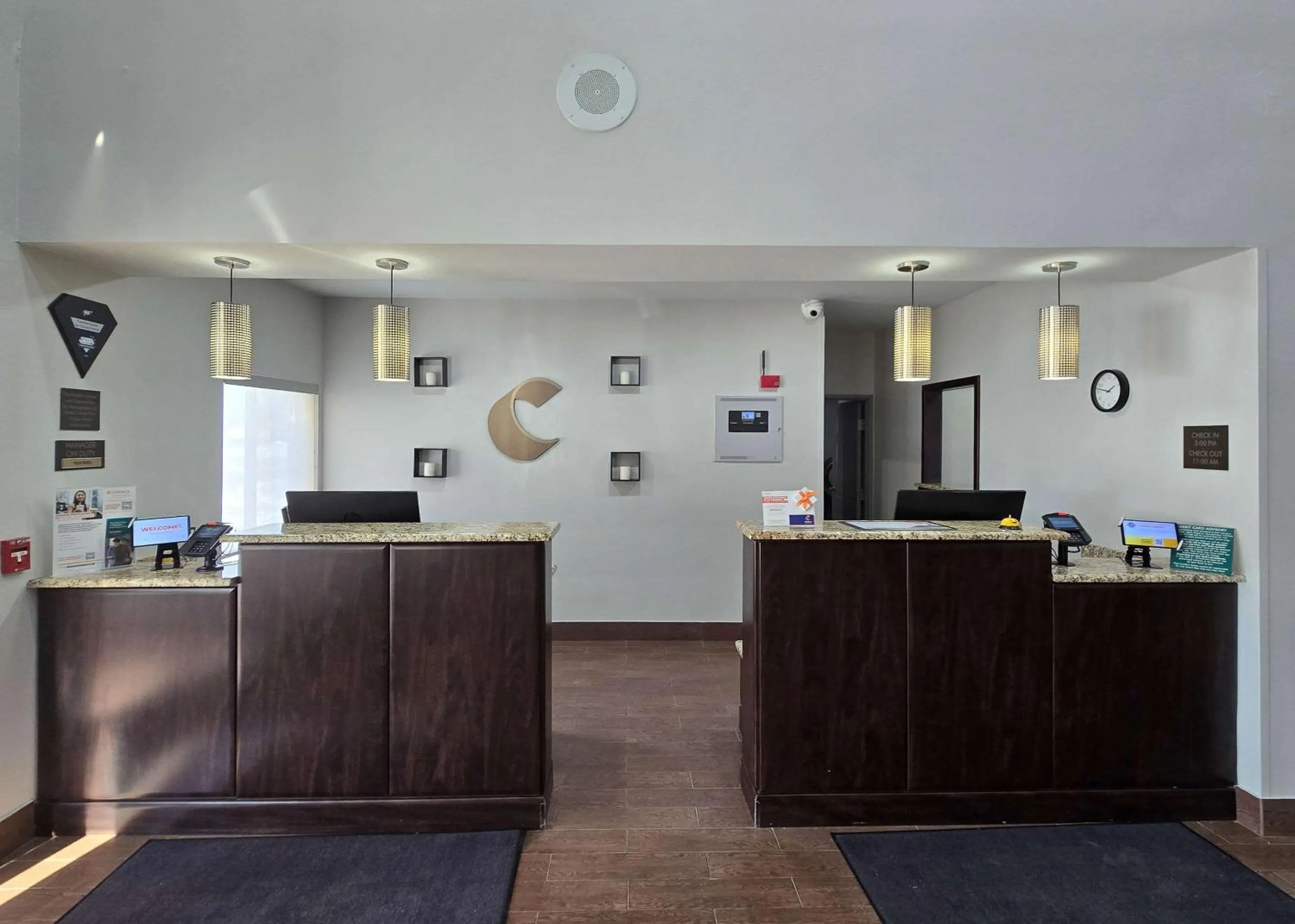 Lobby or reception in Comfort Suites Terre Haute University Area