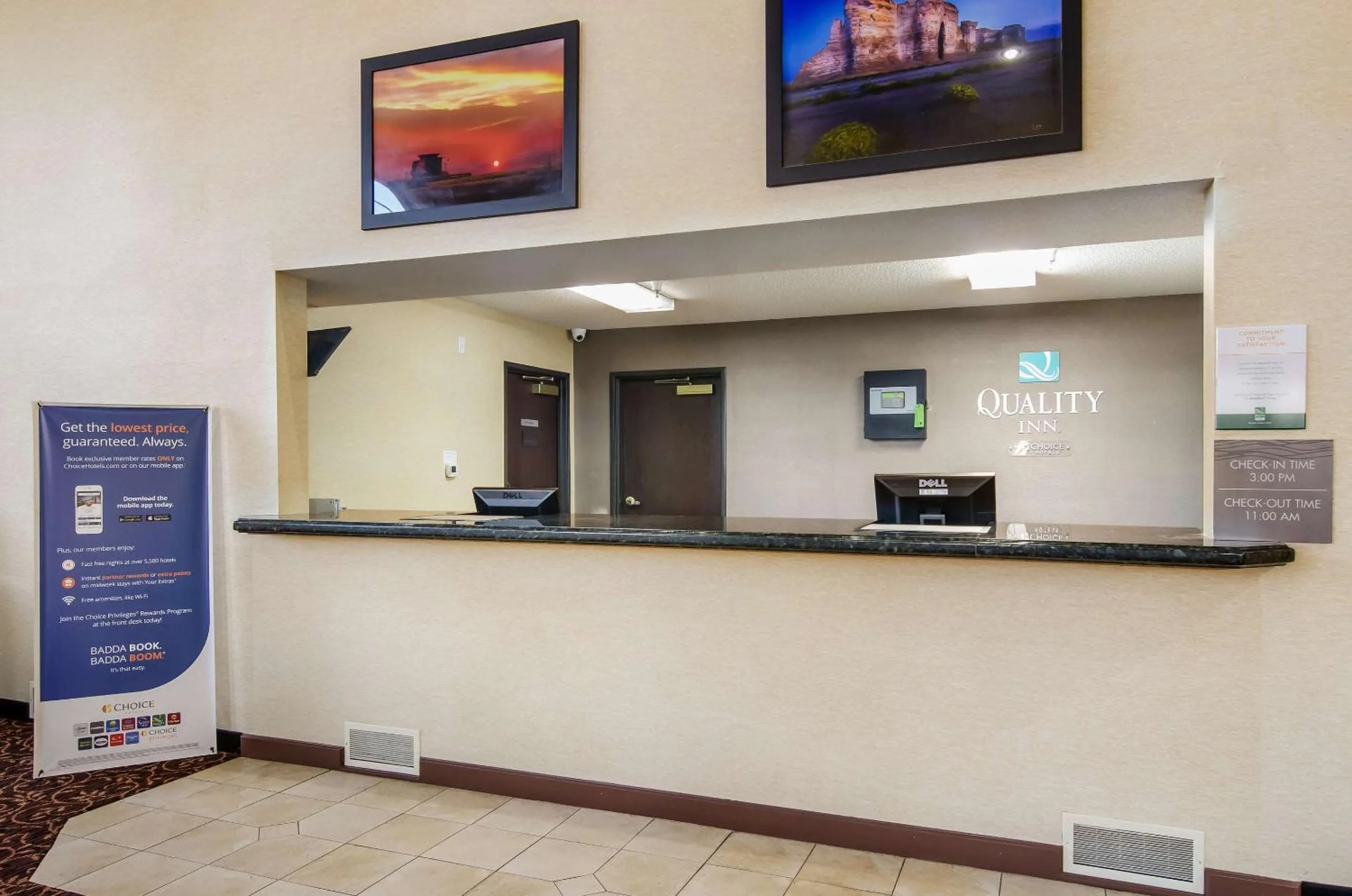 Lobby or reception in Quality Inn Goodland I-70