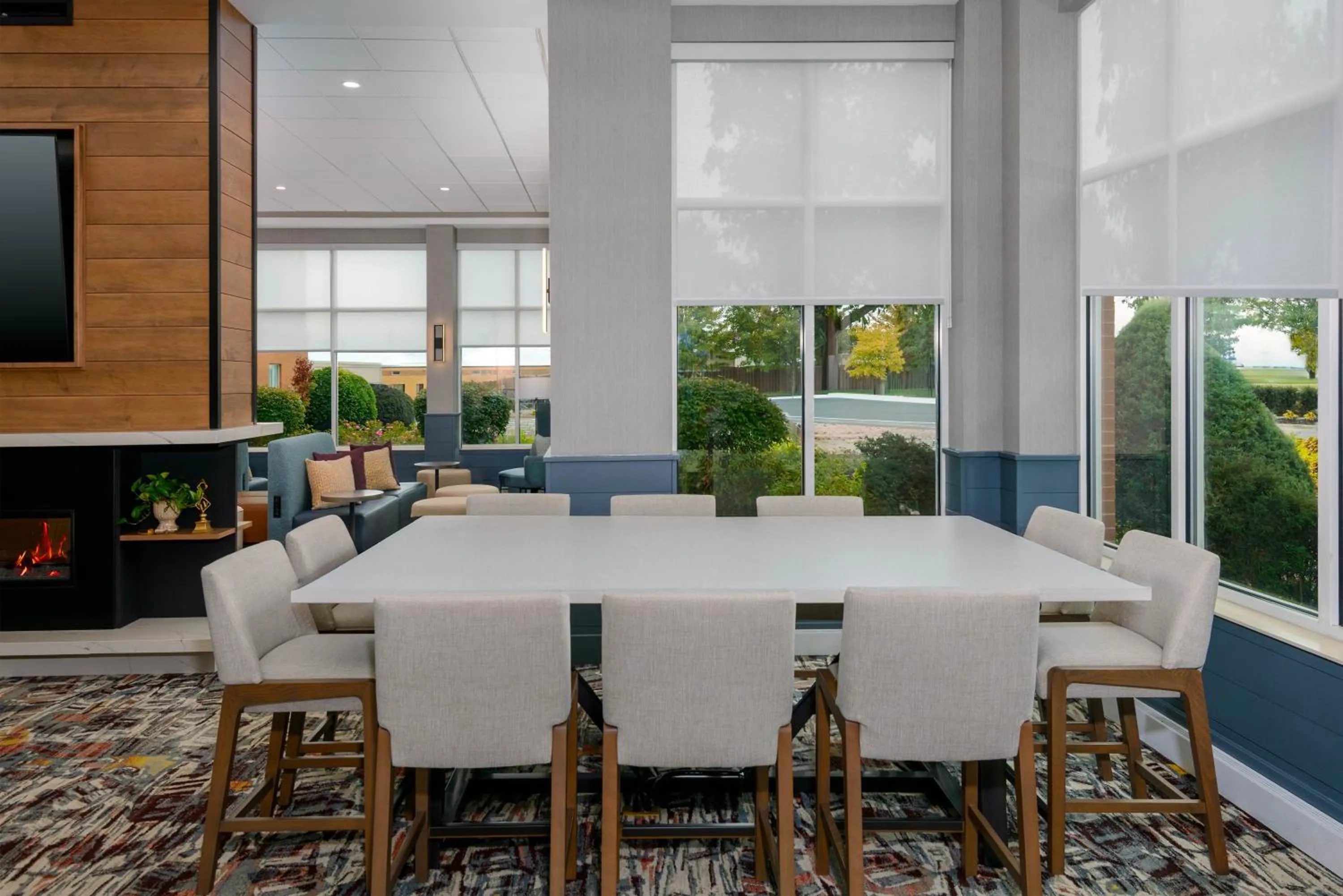 Lobby or reception in Hilton Garden Inn Buffalo Airport