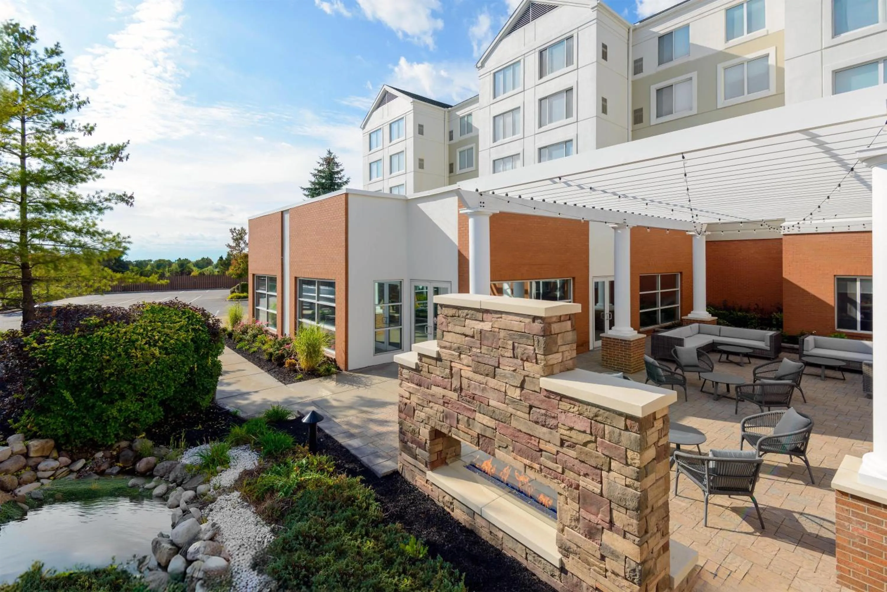 Patio in Hilton Garden Inn Buffalo Airport