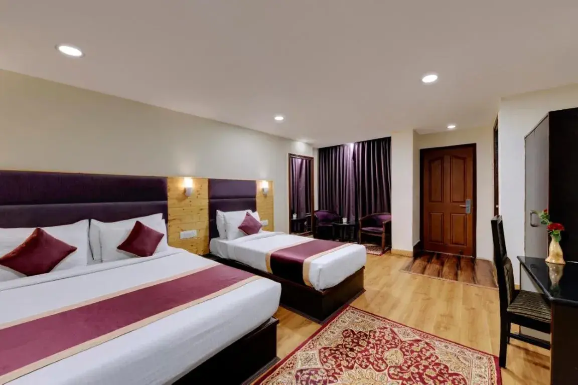 Bedroom, Bed in Sumitel Hotel 500 meters from Mall Road Bedroom, Bed in Sumitel Hotel 500 meters from Mall Road