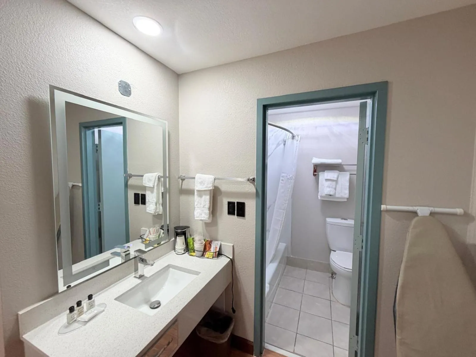 Toilet in Wyndham Garden Salina Conference Center