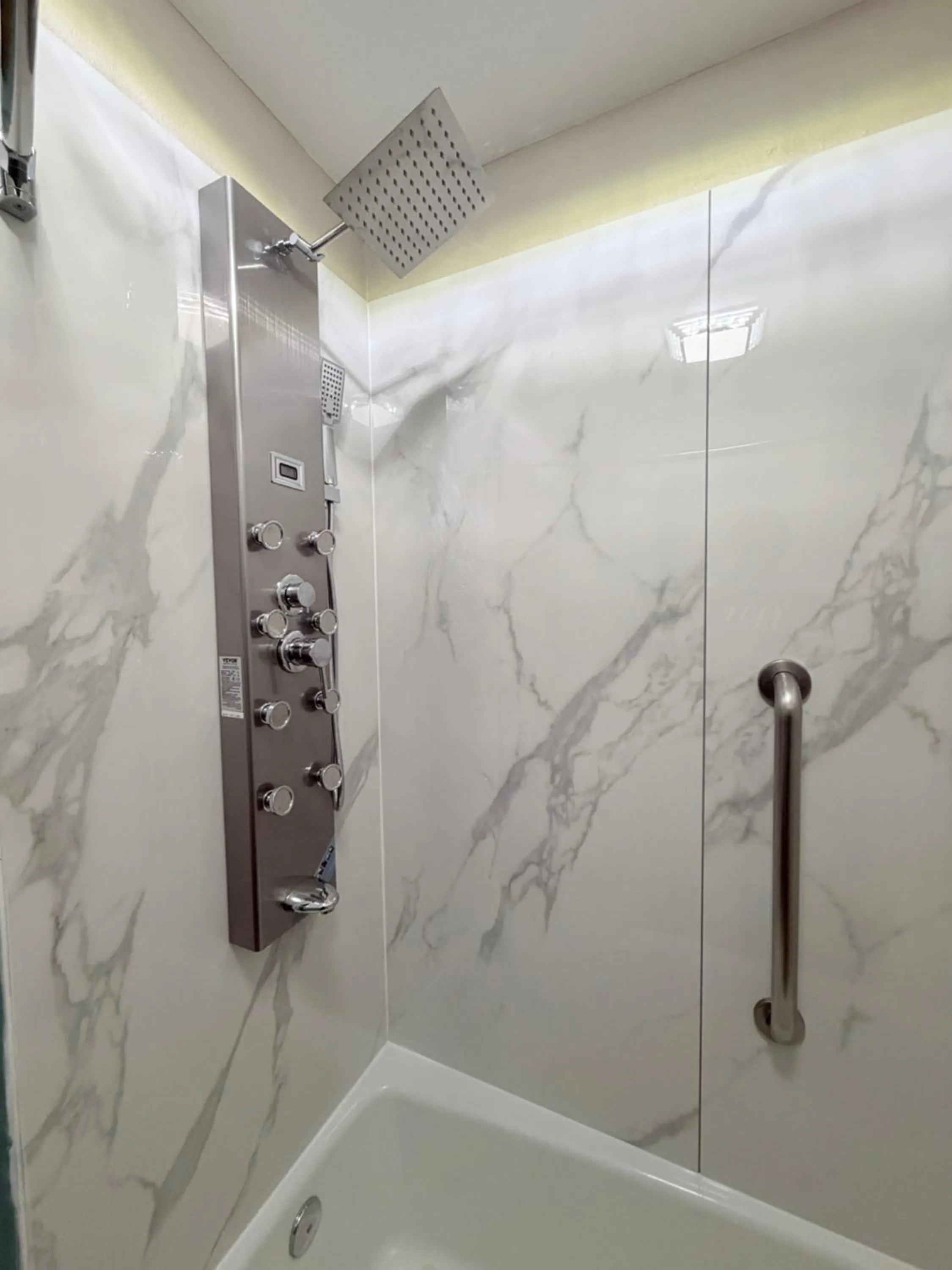 Bathroom in Wyndham Garden Salina Conference Center