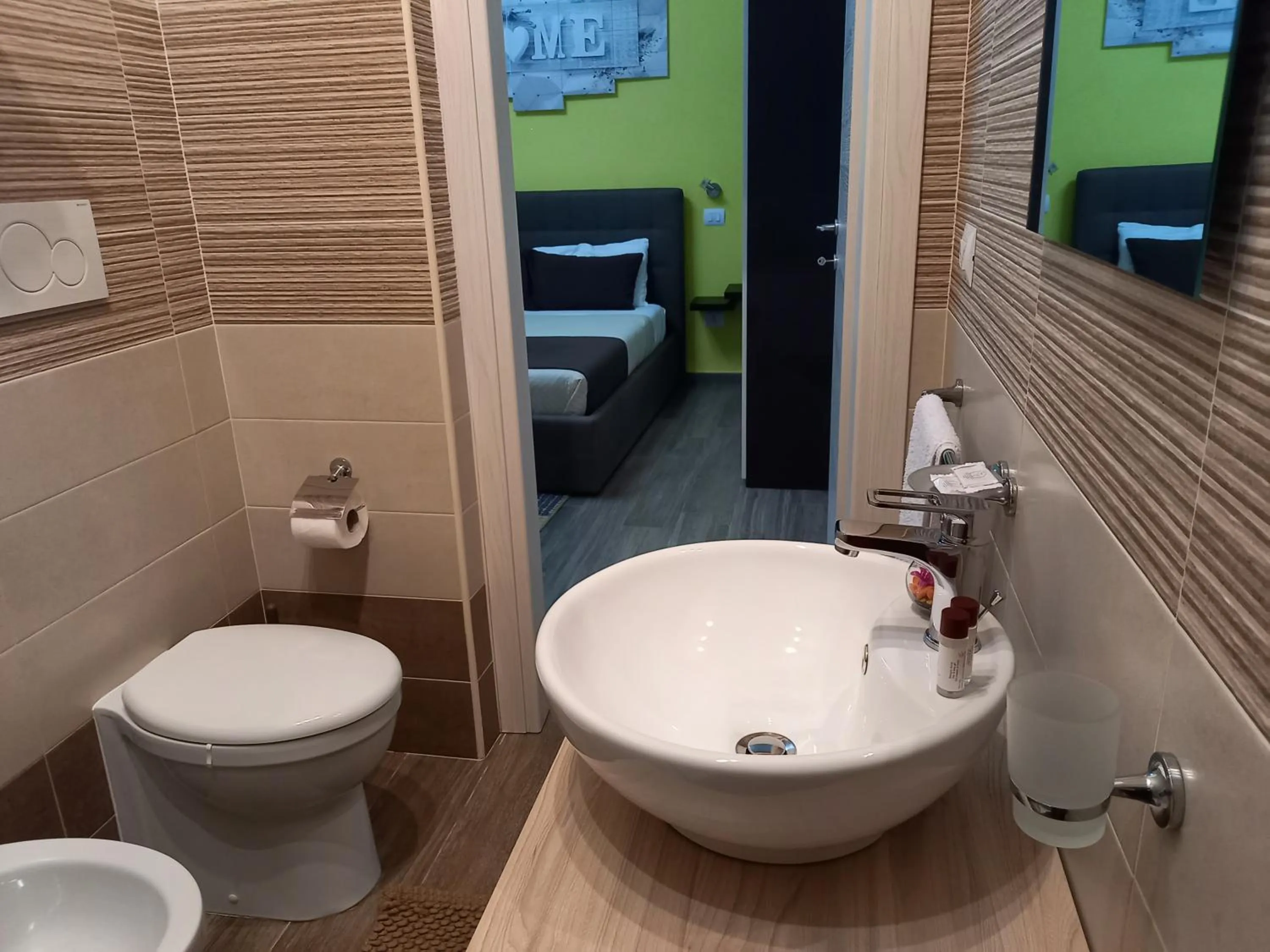 Toilet in B&B villa brezza marina