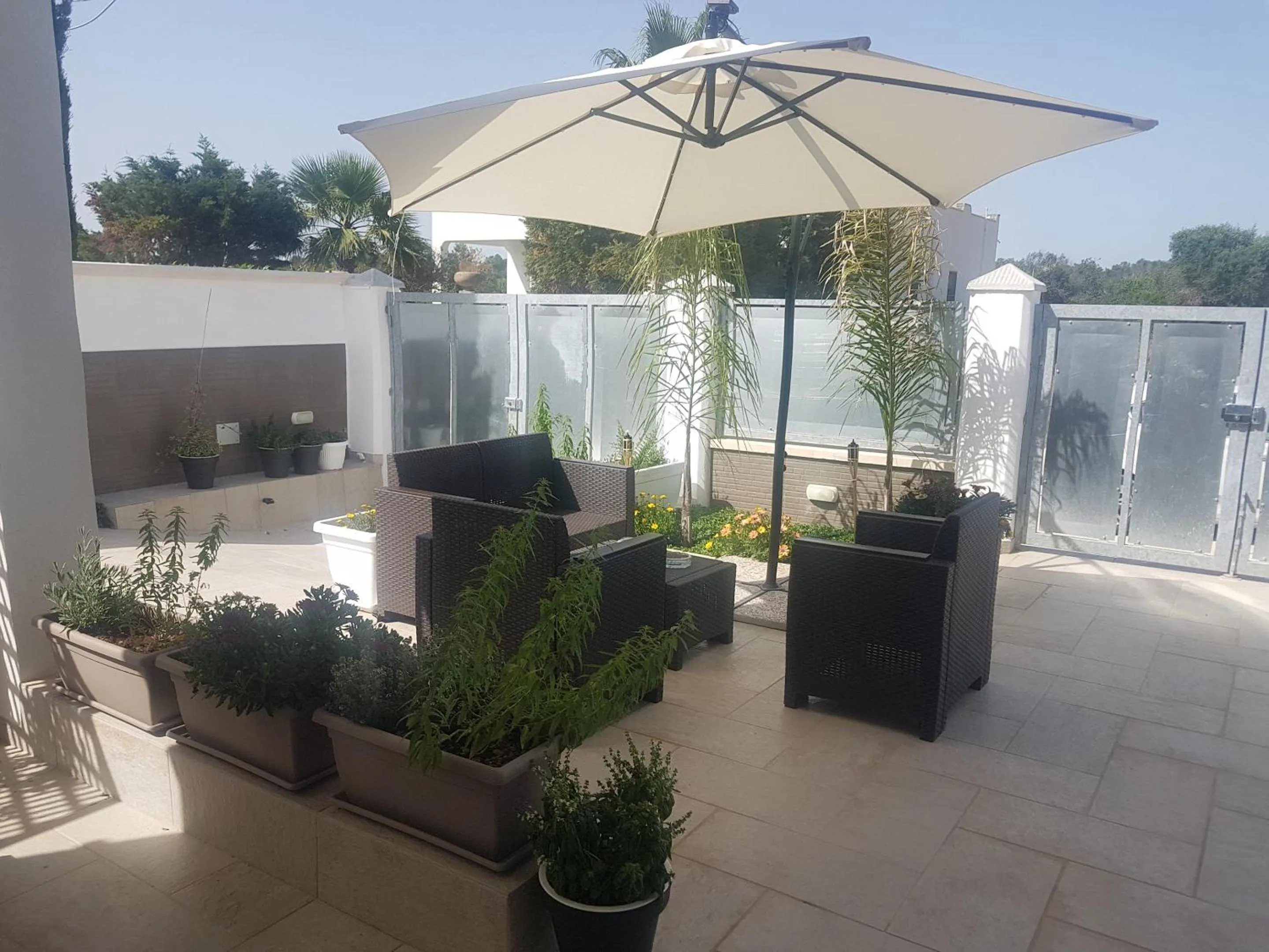 Garden in B&B villa brezza marina