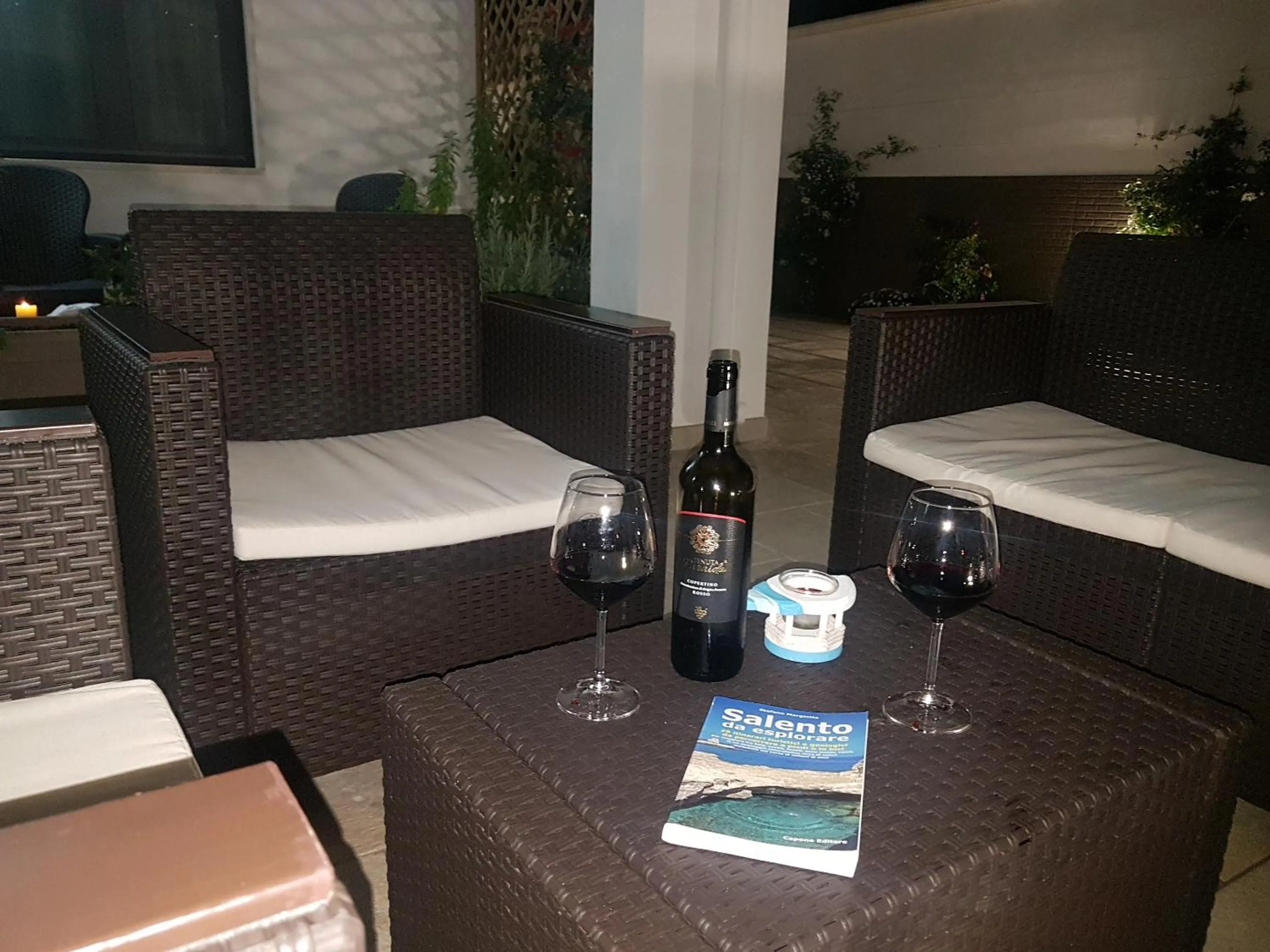 Patio in B&B villa brezza marina