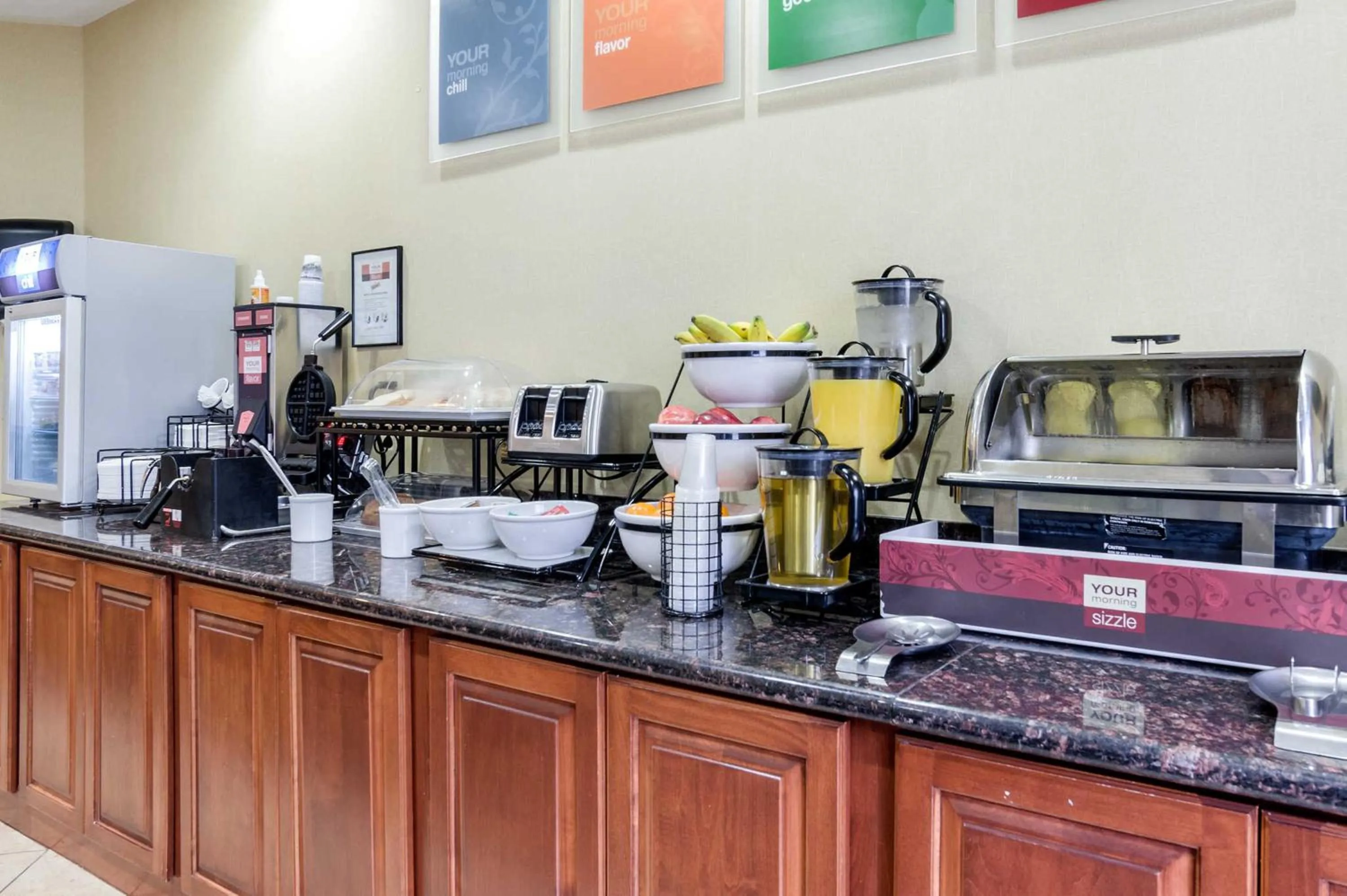 Buffet breakfast in Super 8 by Wyndham Great Bend