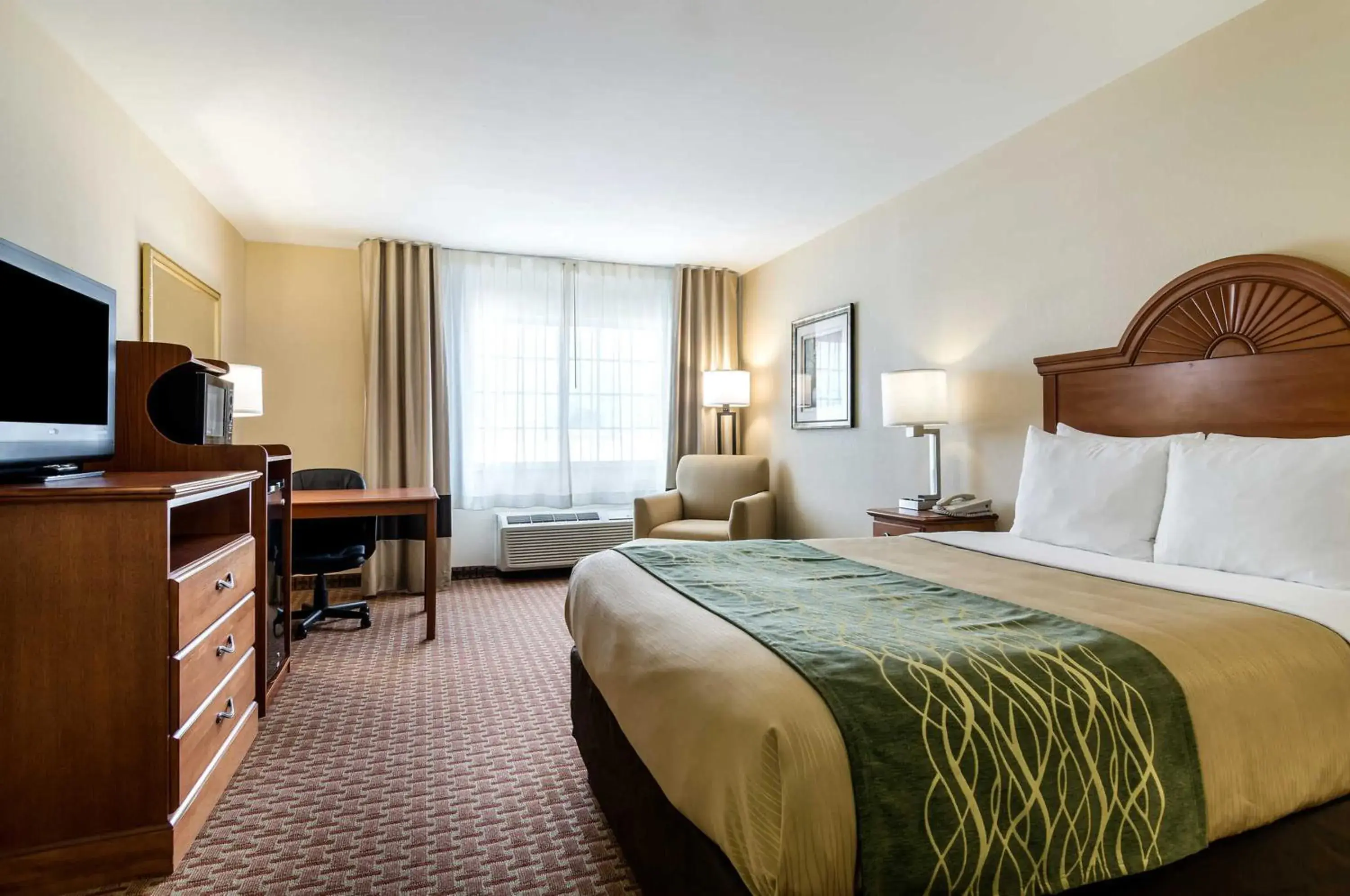 Bedroom, Bed in Super 8 by Wyndham Great Bend Bedroom, Bed in Super 8 by Wyndham Great Bend