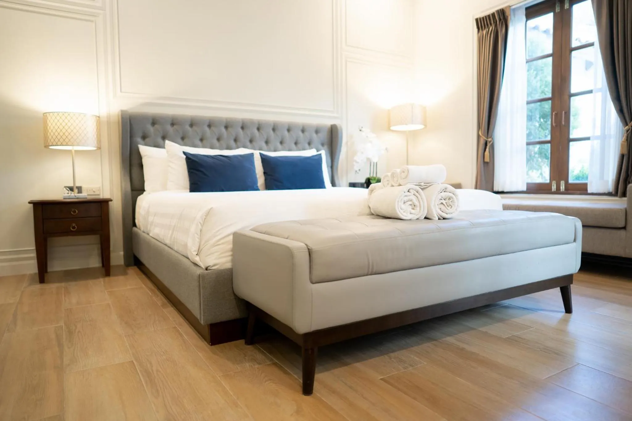 Bed in Villa Seville