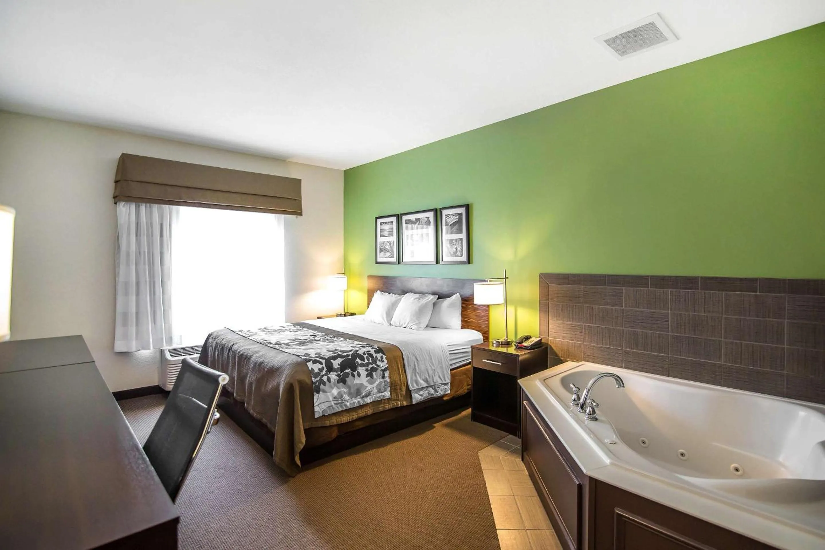 Bedroom, Bed in Sleep Inn & Suites Haysville - Wichita South