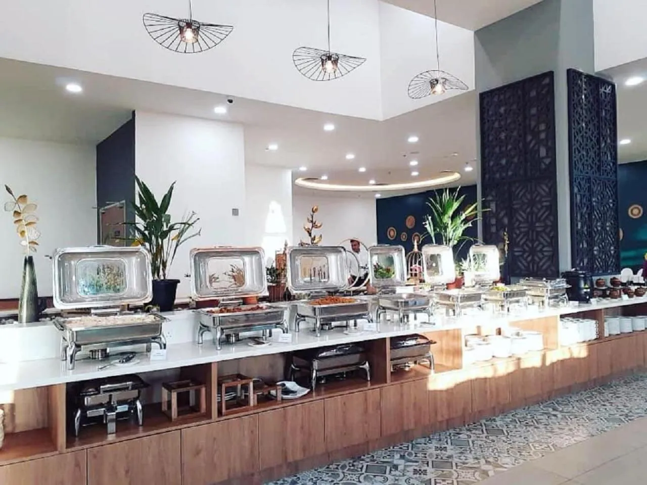 Buffet breakfast in H Elite Design Hotel