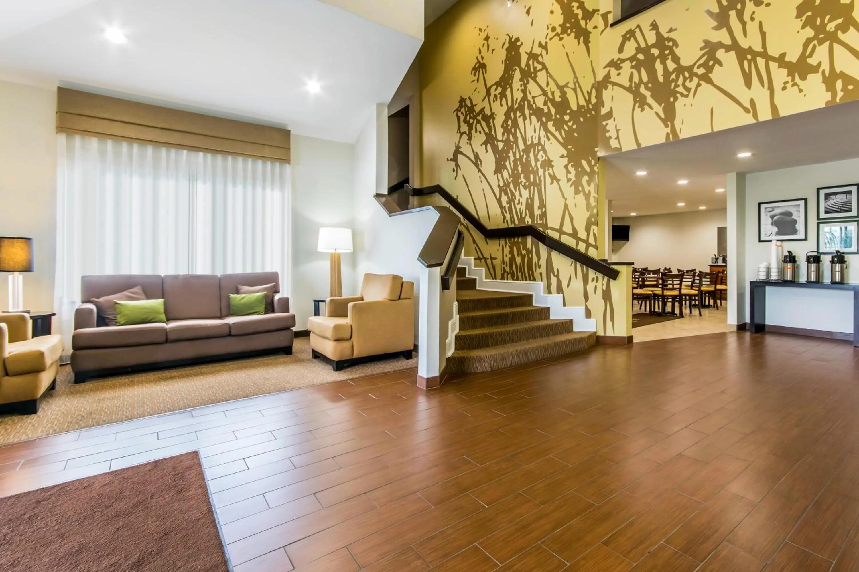 Seating area in Sleep Inn