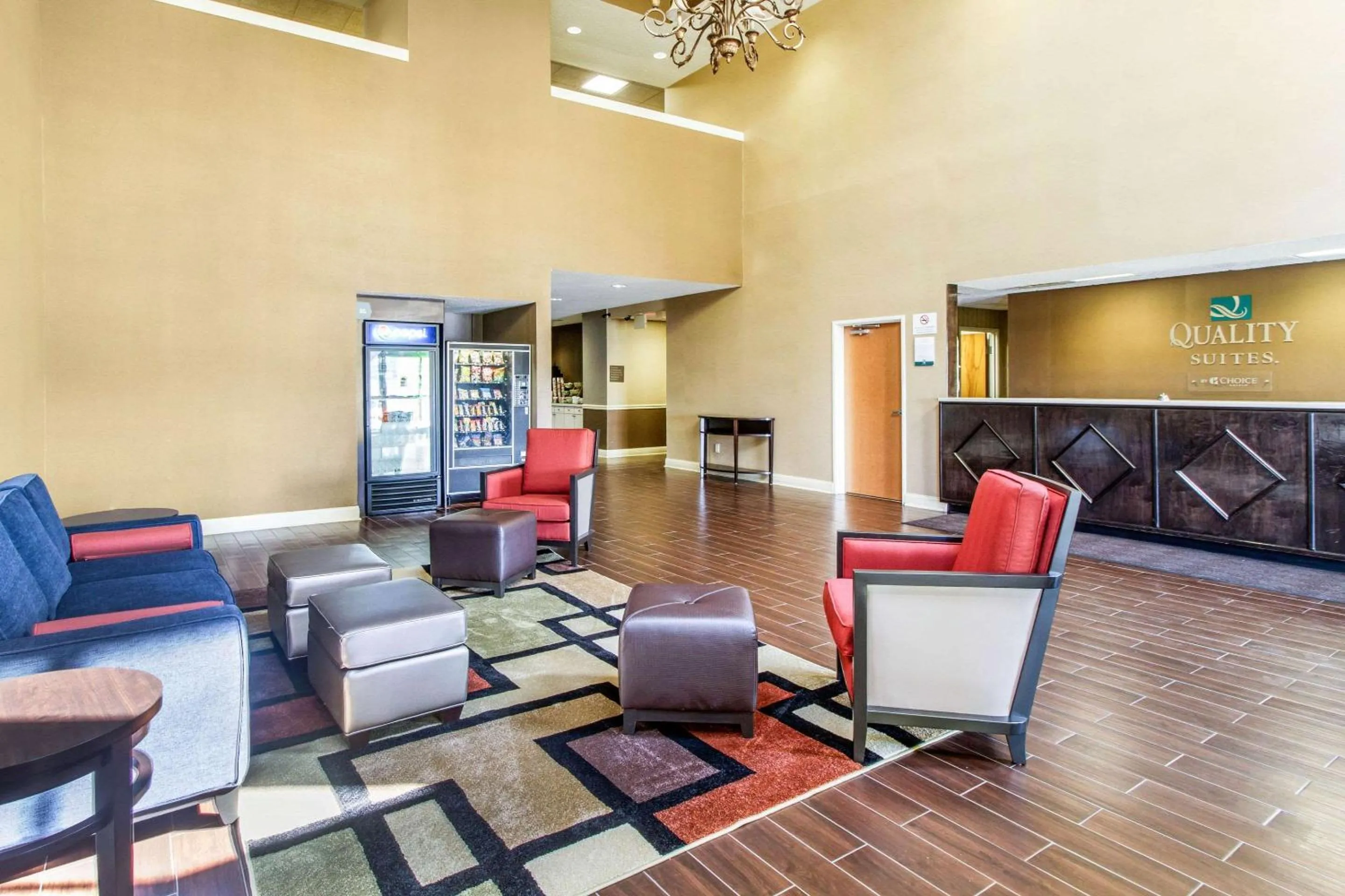 Lobby or reception in Quality Suites Corbin North
