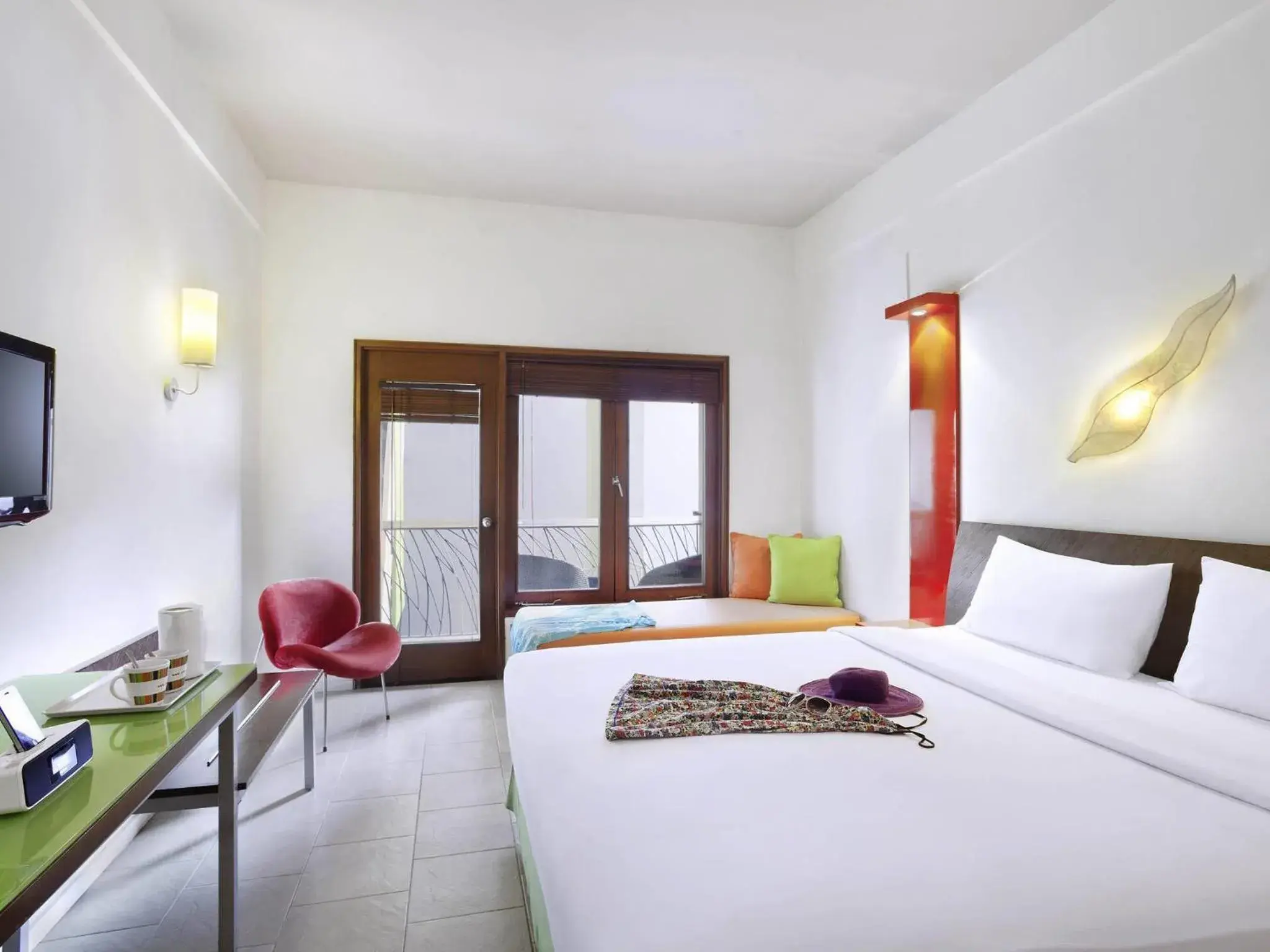 Bedroom, Bed in ibis Styles Bali Legian Bedroom, Bed in ibis Styles Bali Legian