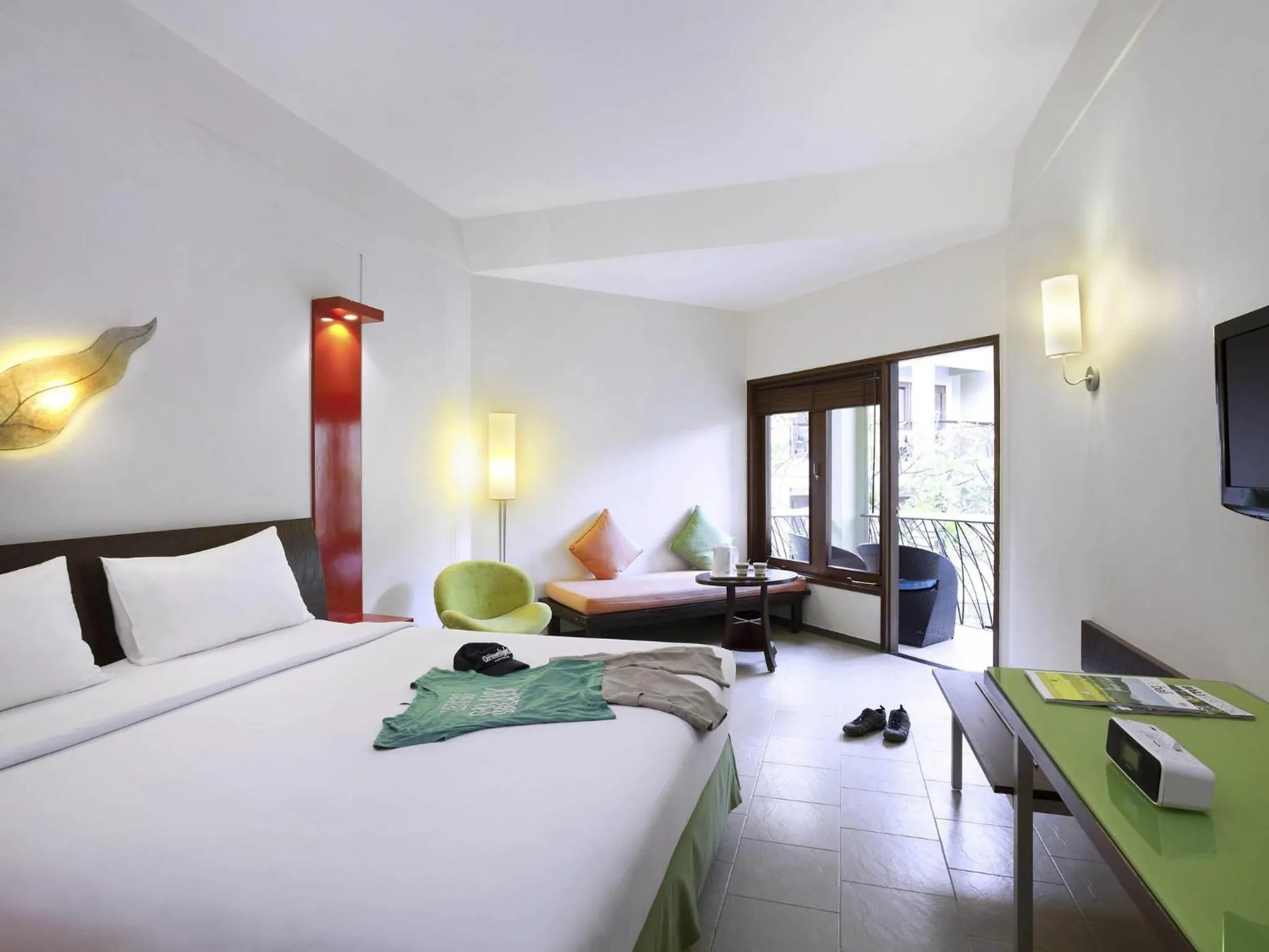 Bedroom, Bed in ibis Styles Bali Legian