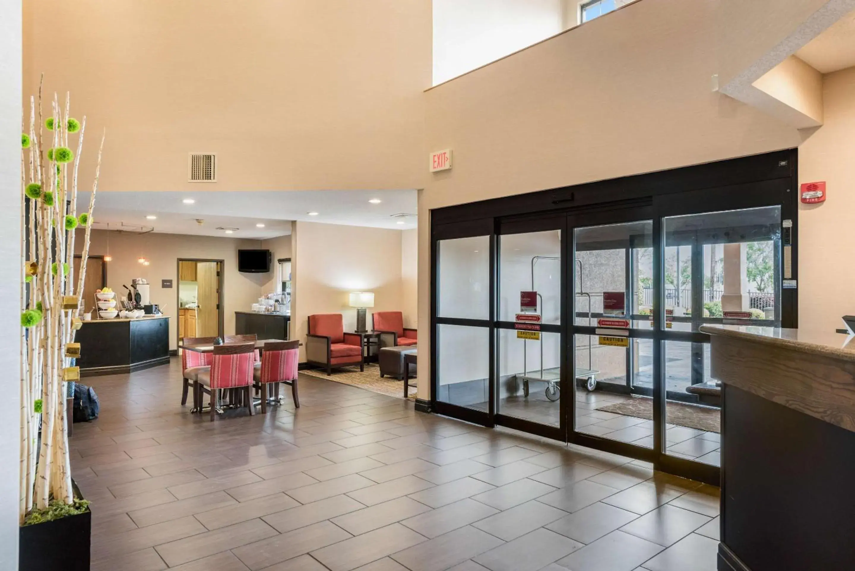 Lobby or reception in Comfort Suites Monroe Lobby or reception in Comfort Suites Monroe