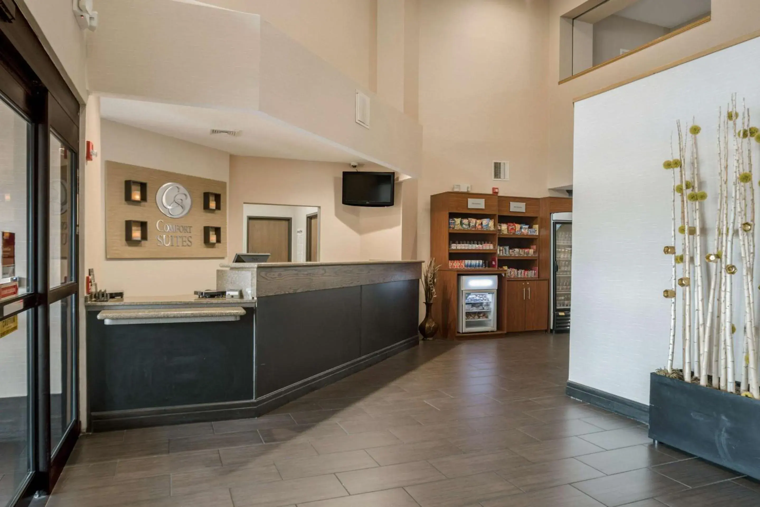 Lobby or reception in Comfort Suites Monroe Lobby or reception in Comfort Suites Monroe