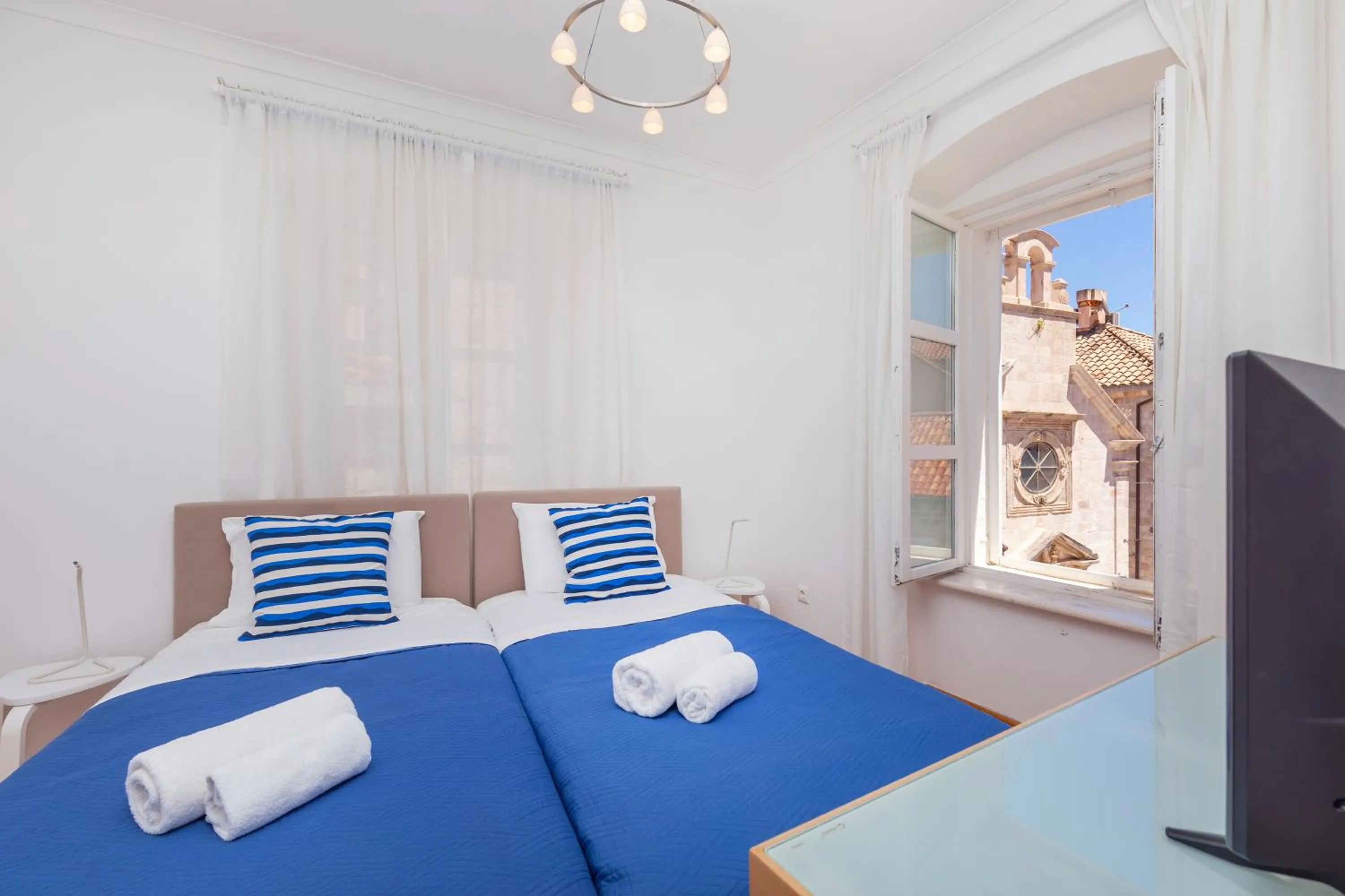 Bed in Apartments Feri